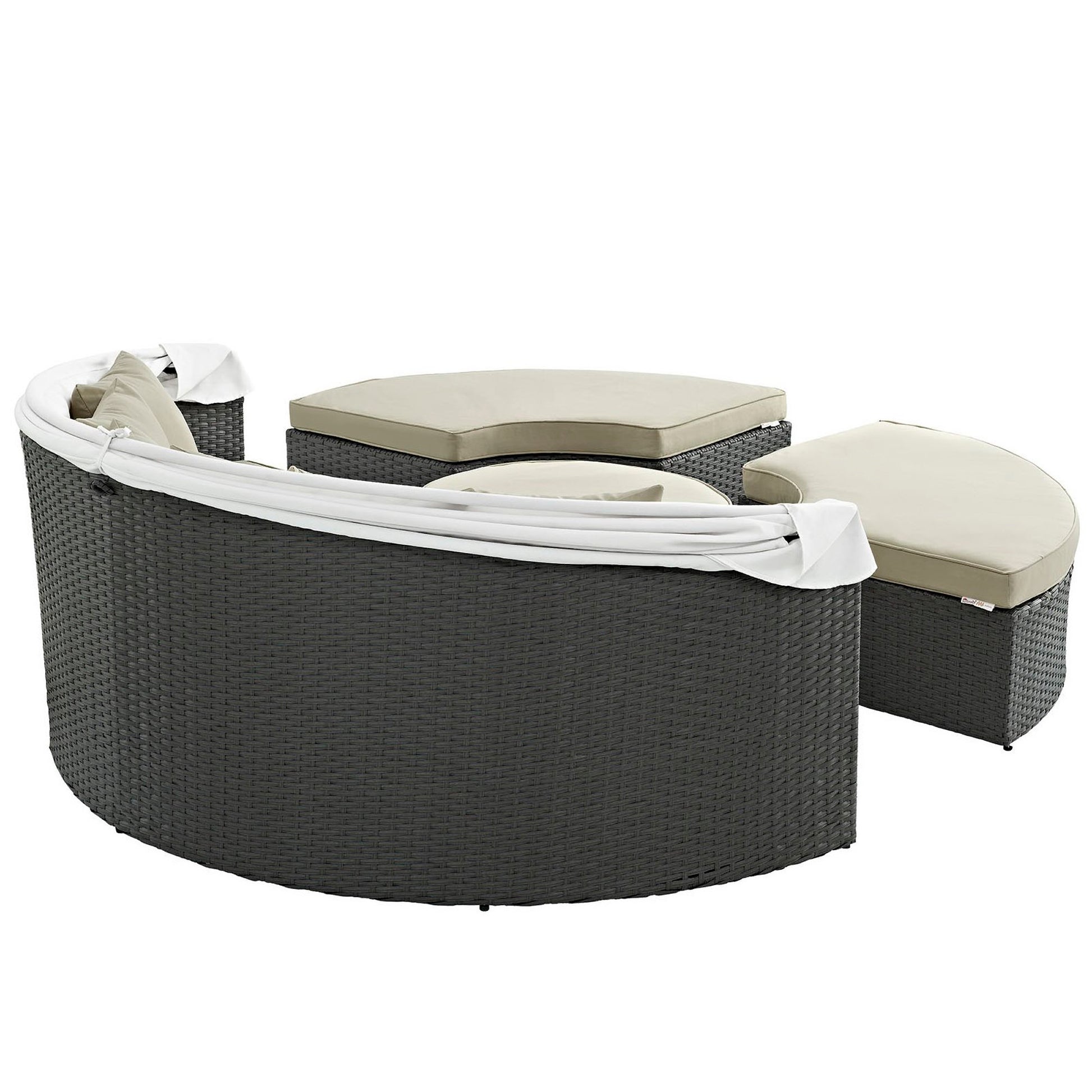 Sojourn Outdoor Patio Sunbrella® Daybed - Canvas Navy