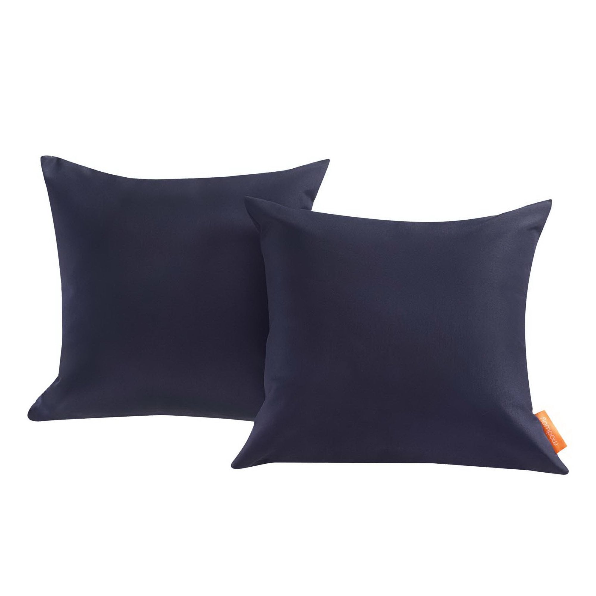Convene 2 Piece Outdoor Patio Pillow Set - White