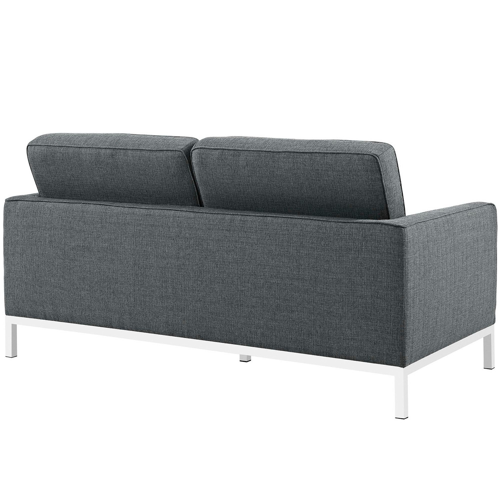 Loft Upholstered Fabric Loveseat - Teal