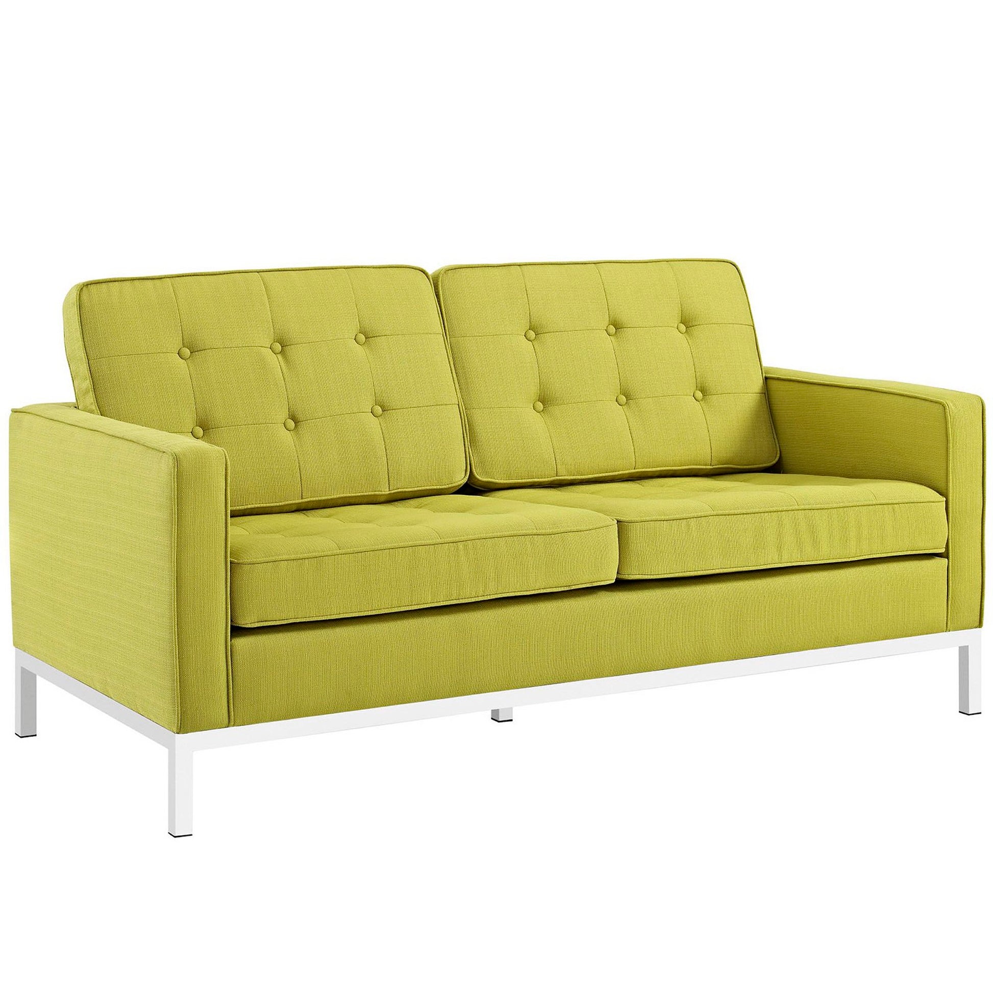 Loft Upholstered Fabric Loveseat
