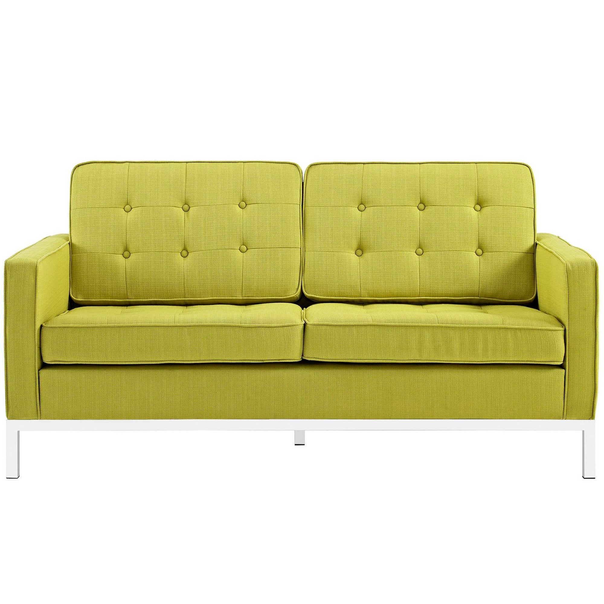 Loft Upholstered Fabric Loveseat