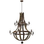 Trebuchet Chandelier - Brown