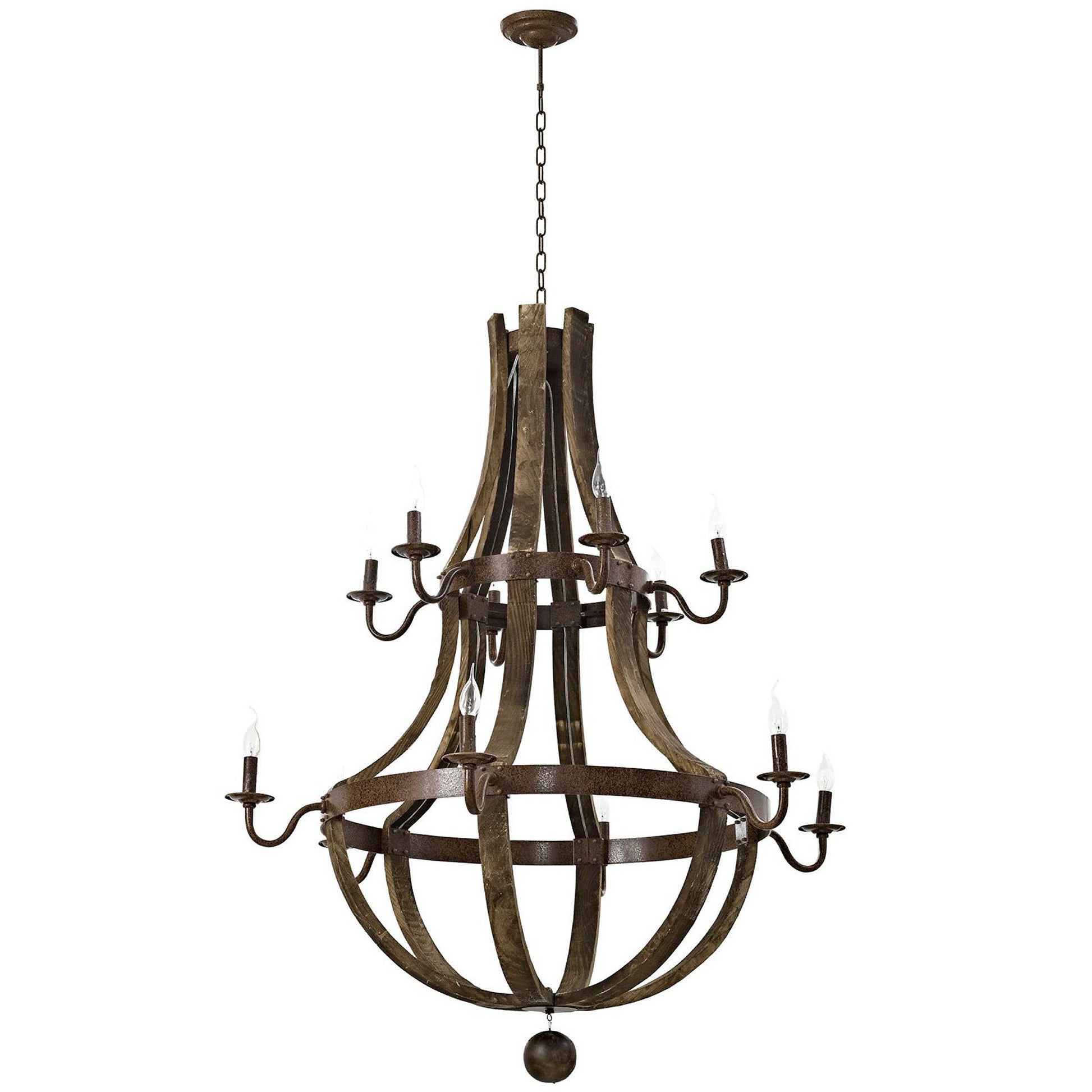 Trebuchet Chandelier - Brown