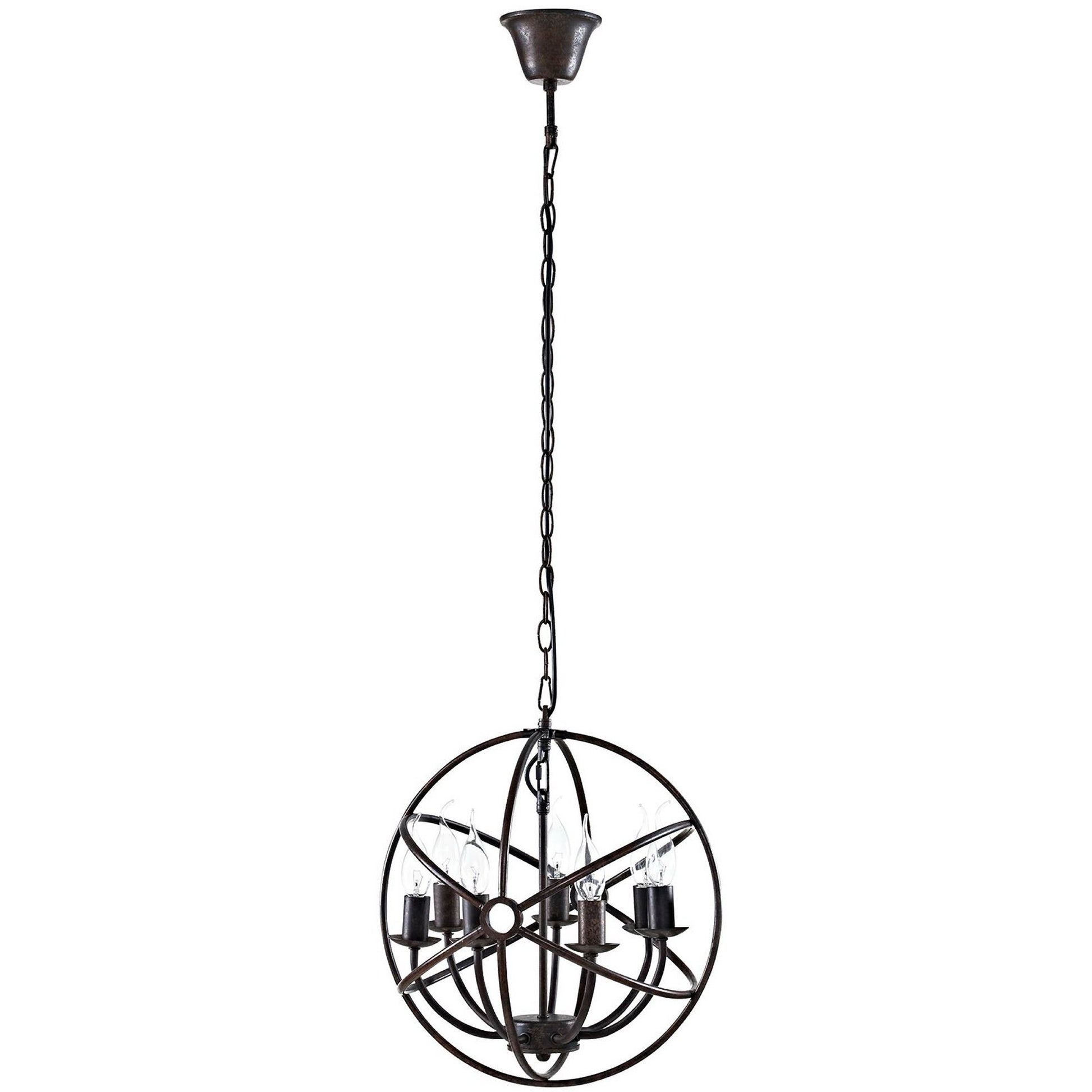 Atom Chandelier - Brown