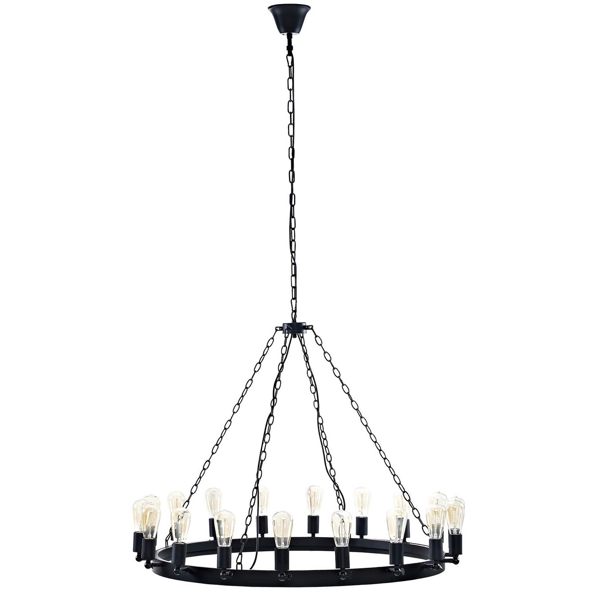 Teleport 43" Chandelier - Brown