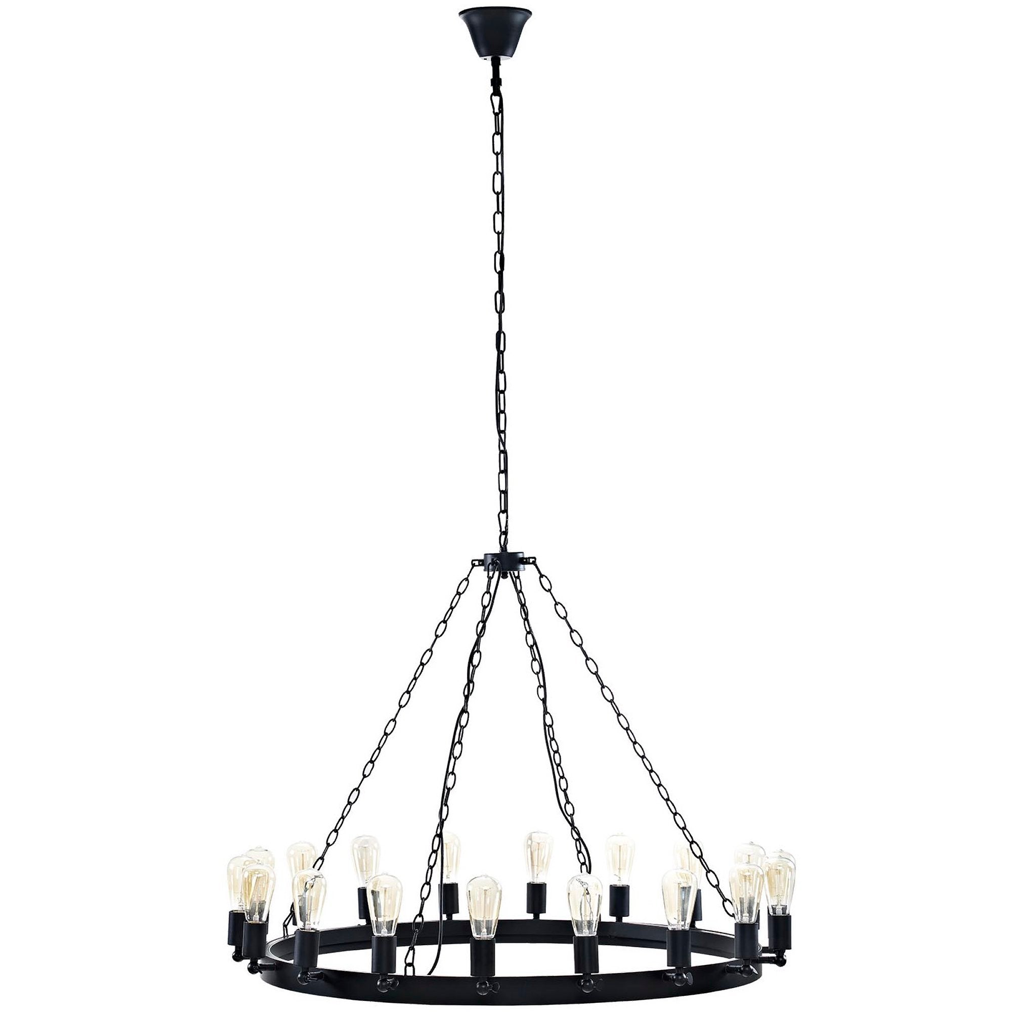 Teleport 43" Chandelier - Brown