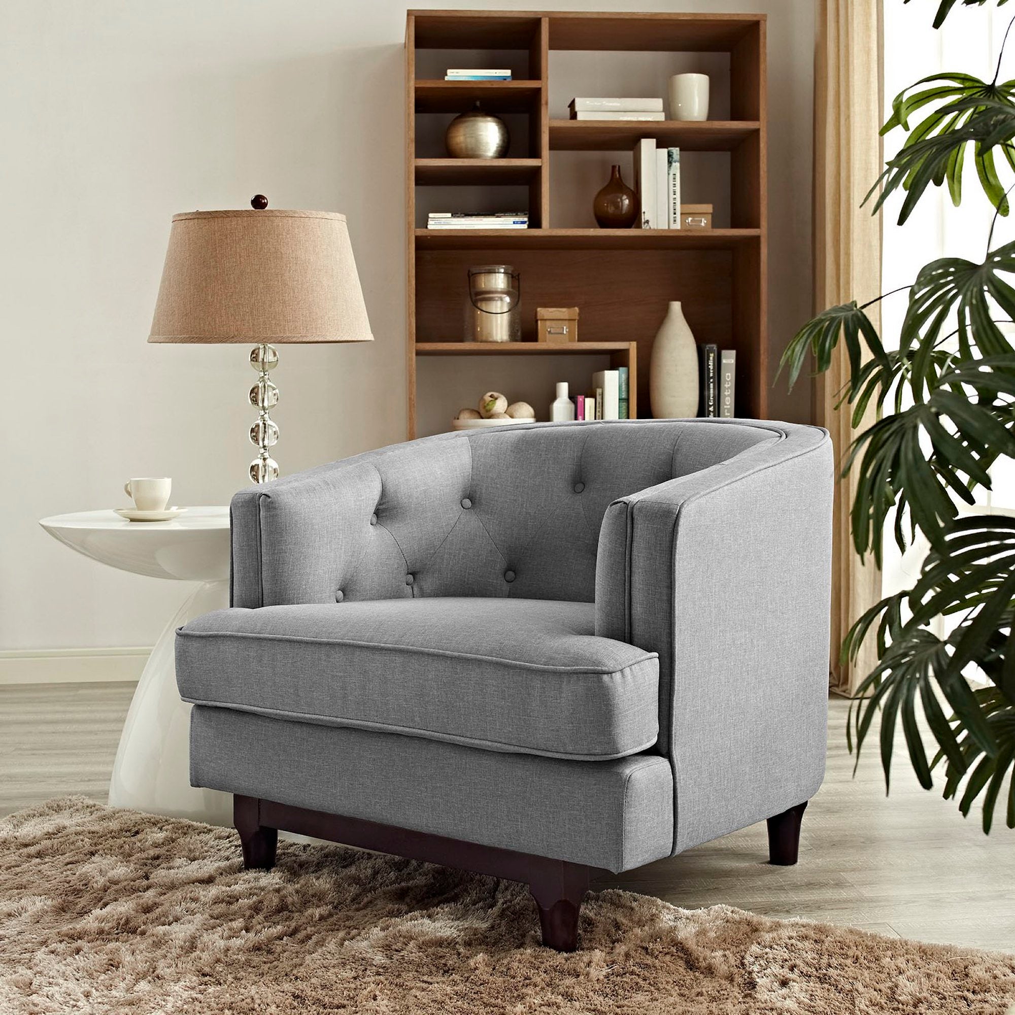 Coast Upholstered Fabric Armchair