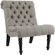 Navigate Upholstered Fabric Lounge Chair - Granite
