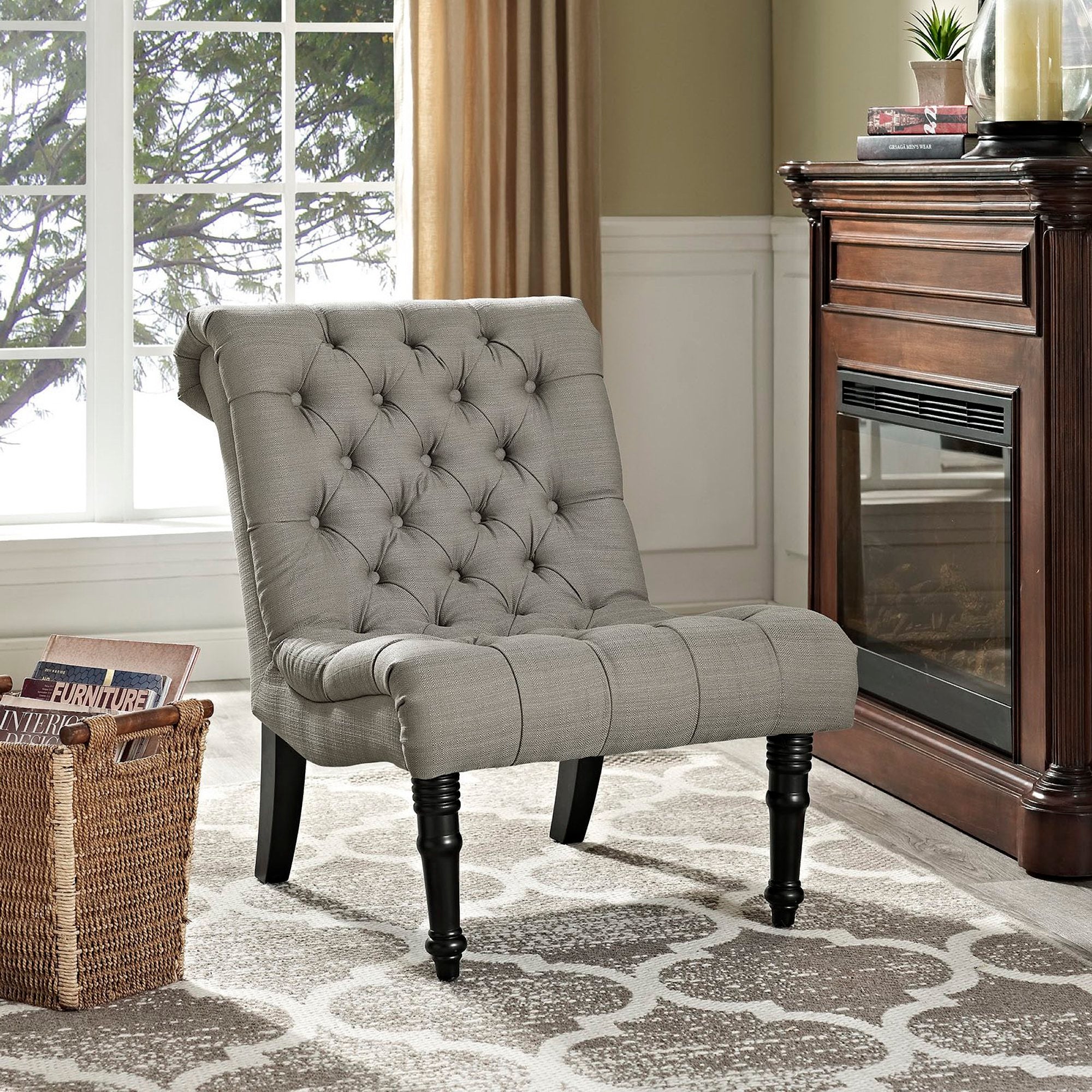 Navigate Upholstered Fabric Lounge Chair