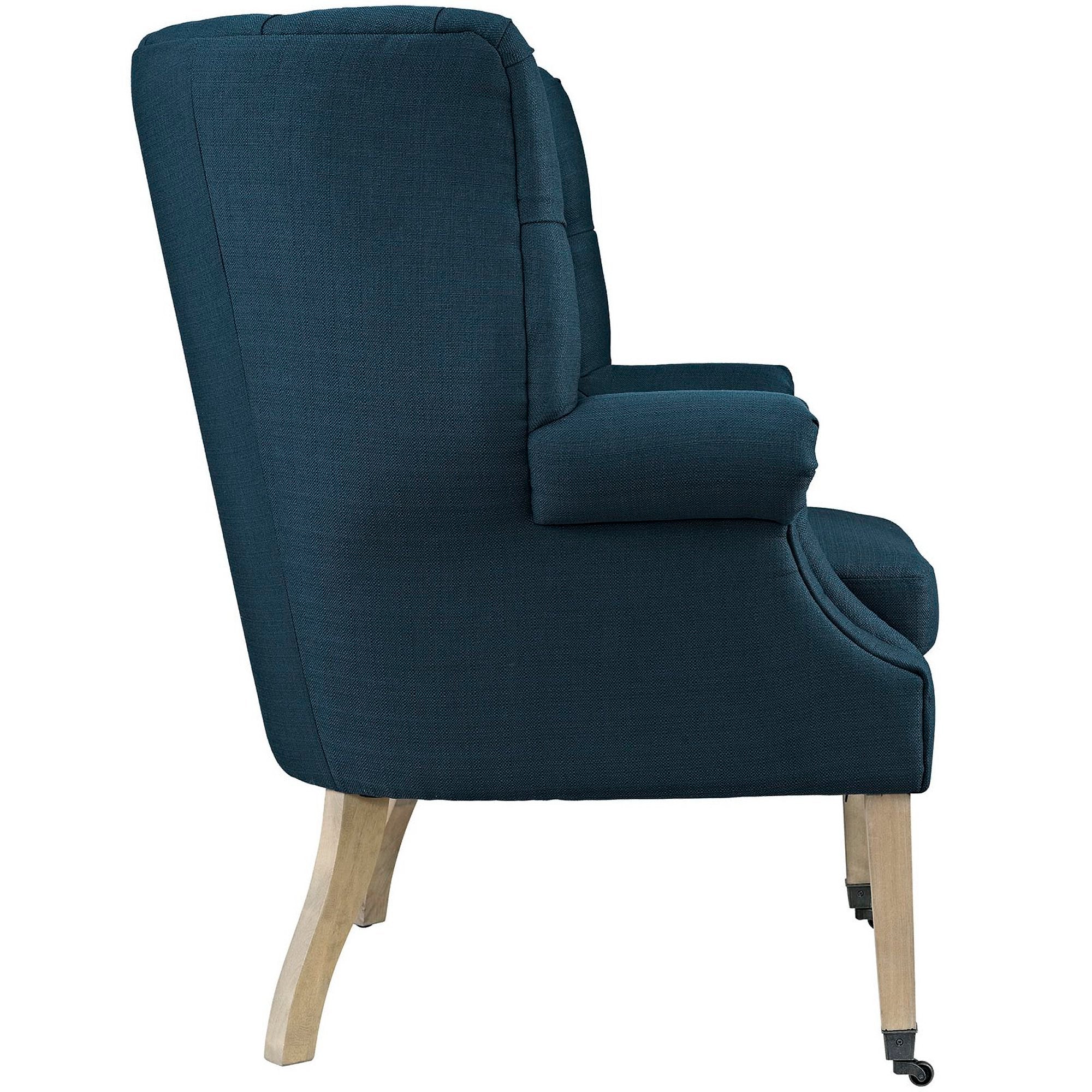 Chart Upholstered Fabric Lounge Chair - Gray