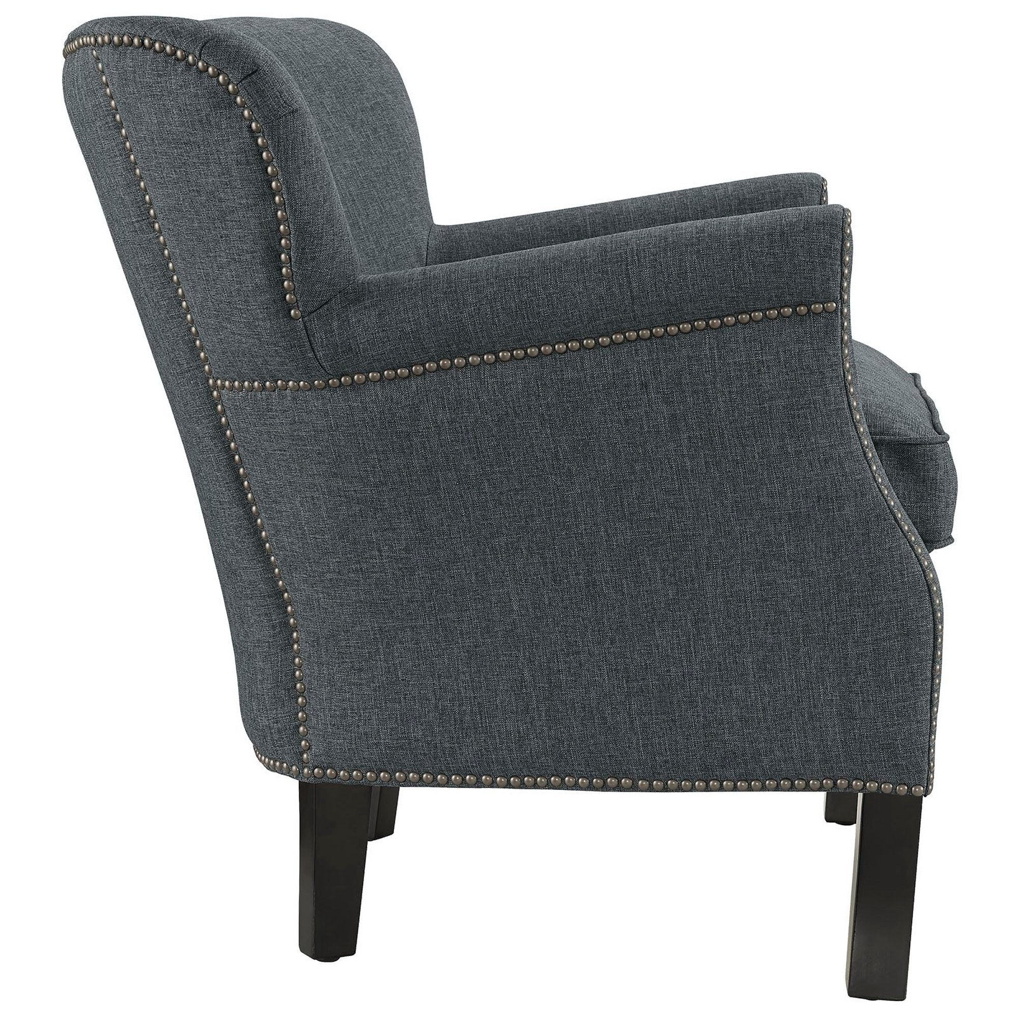 Key Upholstered Fabric Armchair - Sand