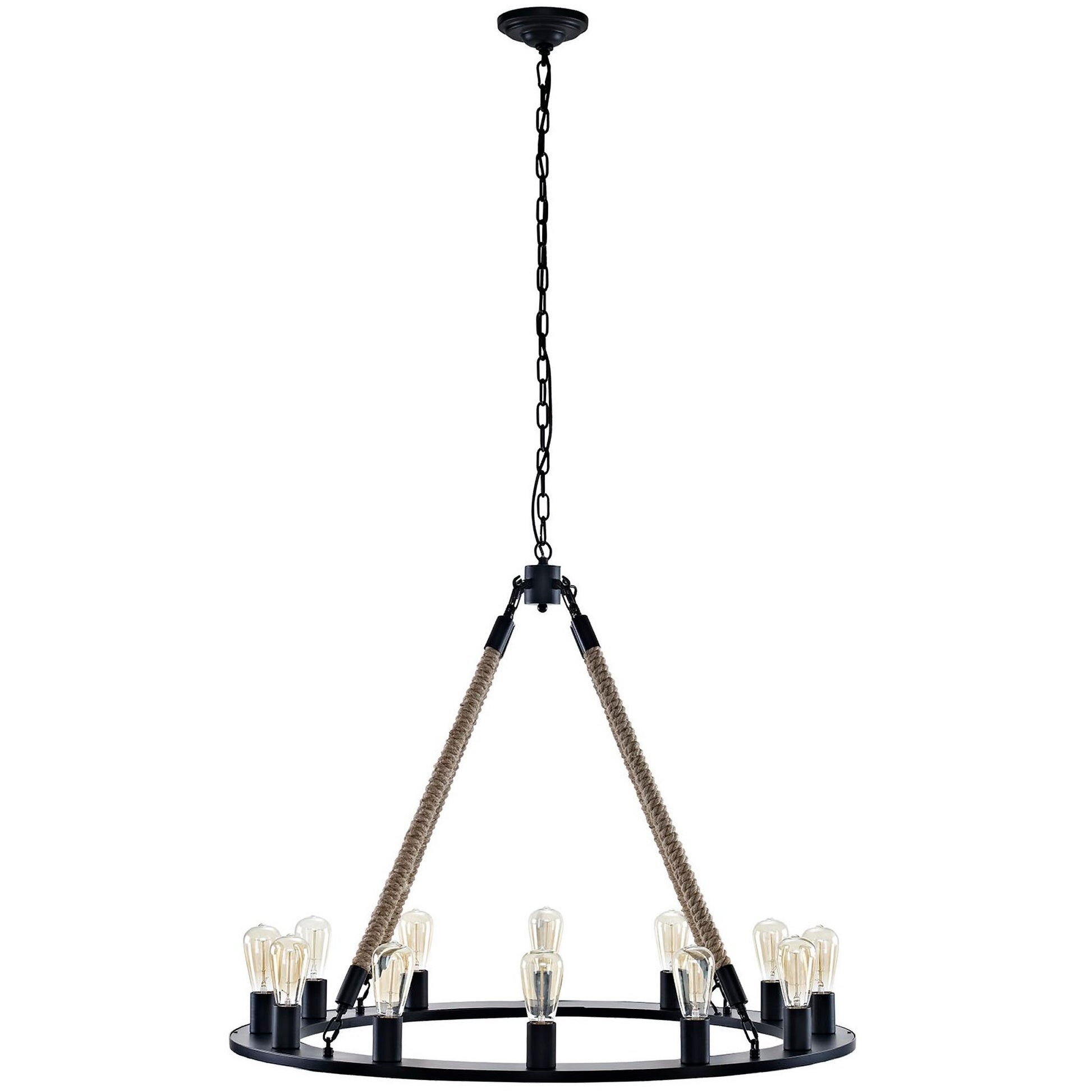 Encircle Chandelier - Brown