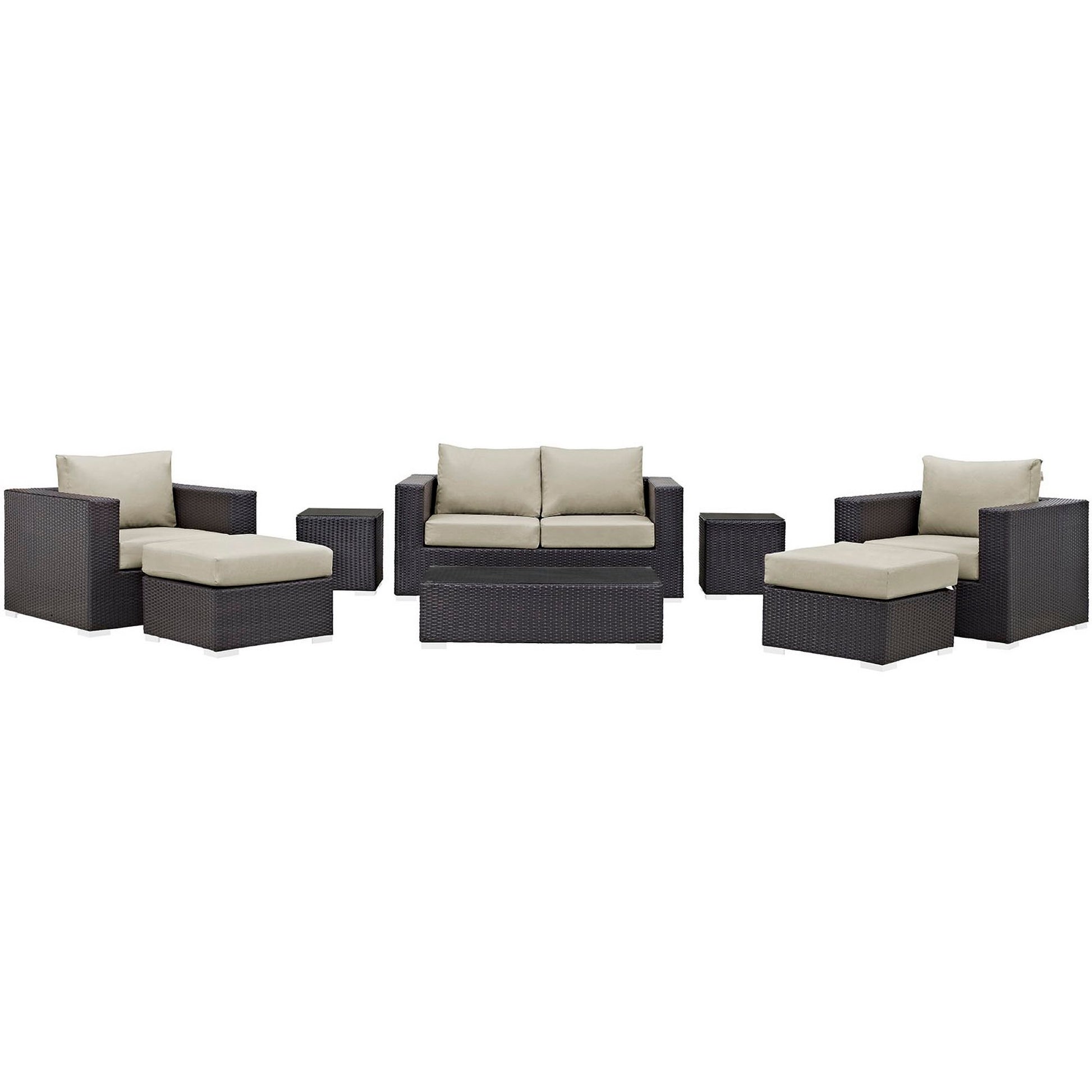 Convene 8 Piece Outdoor Patio Sofa Set