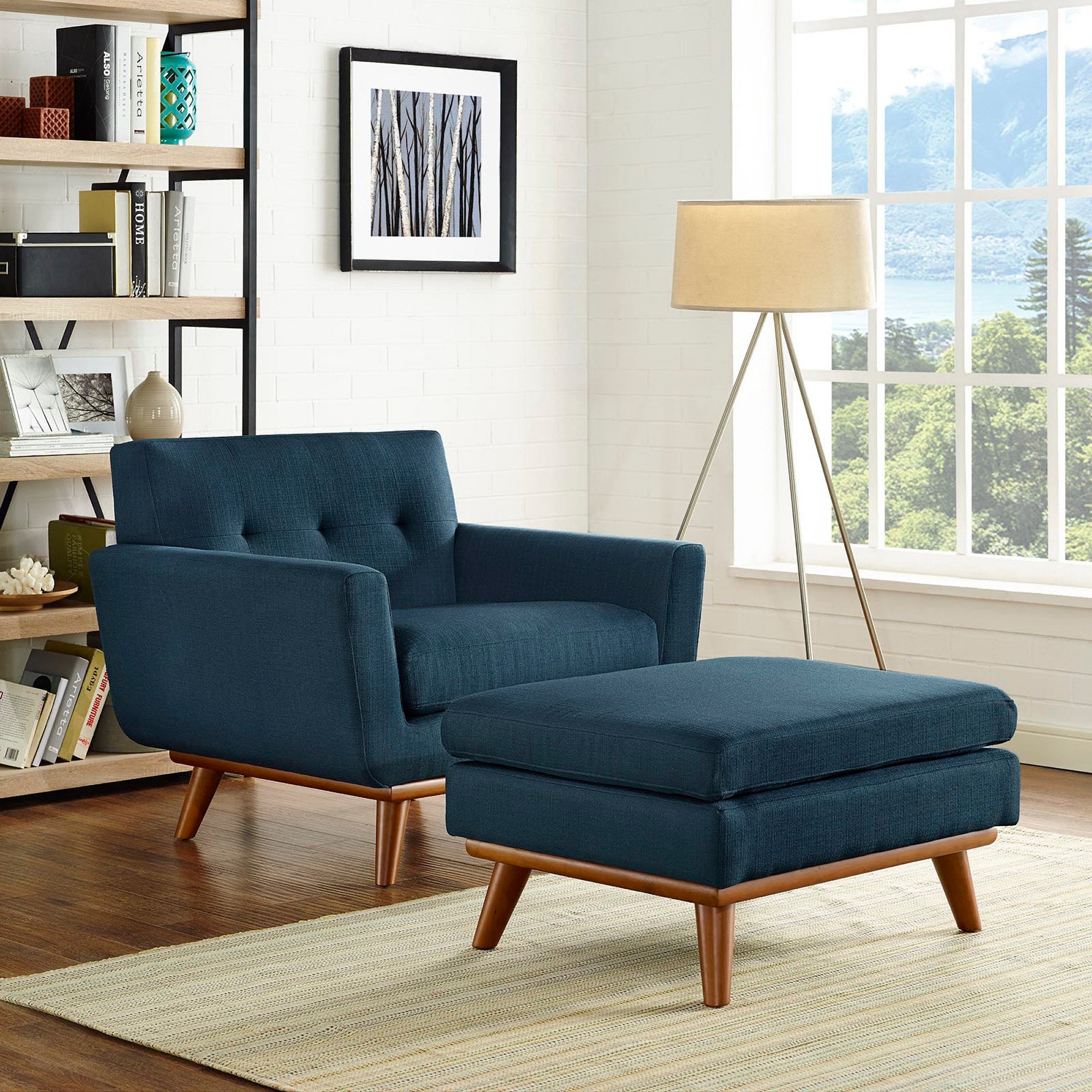 Engage 2 Piece Armchair and Ottoman