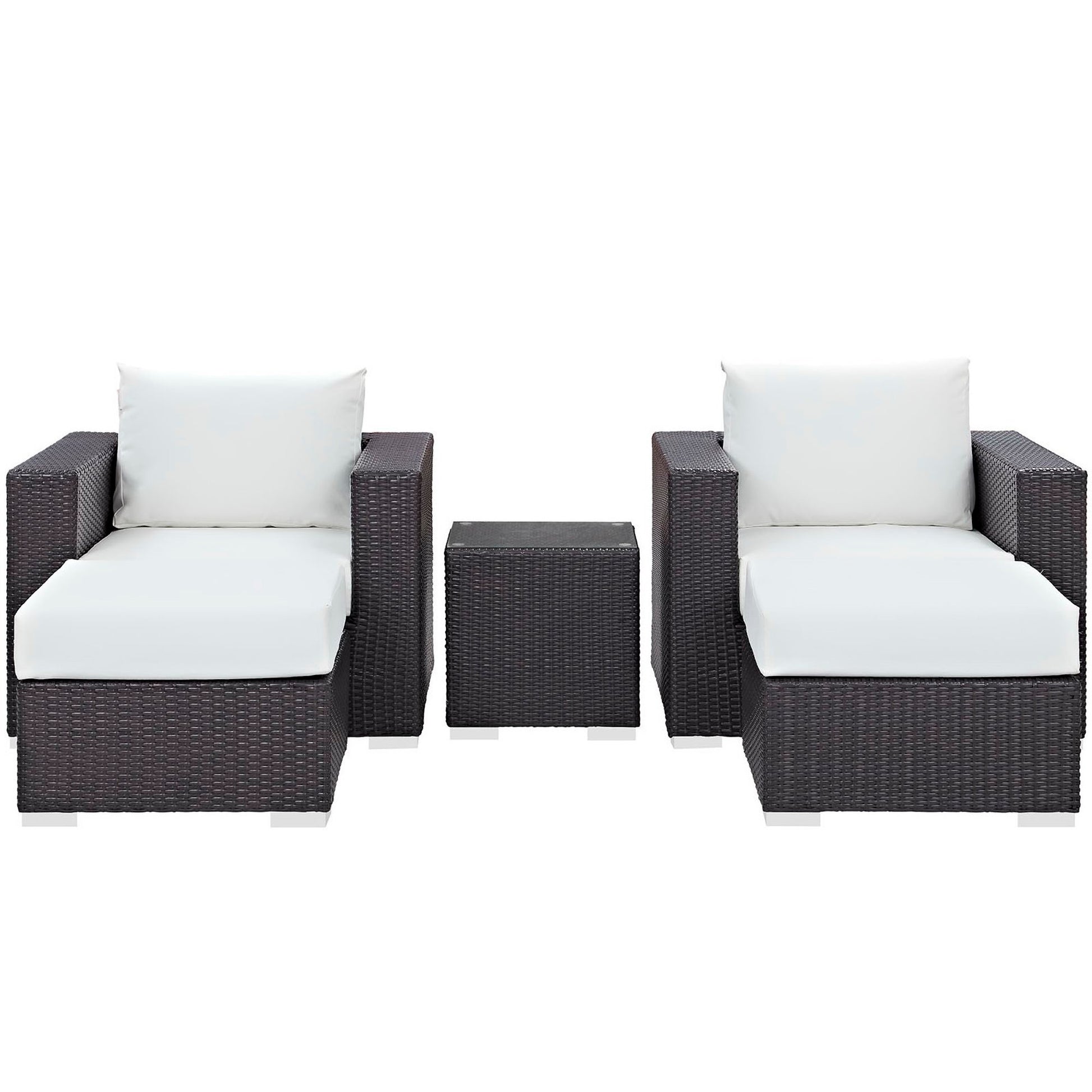 Convene 5 Piece Outdoor Patio Sectional Set
