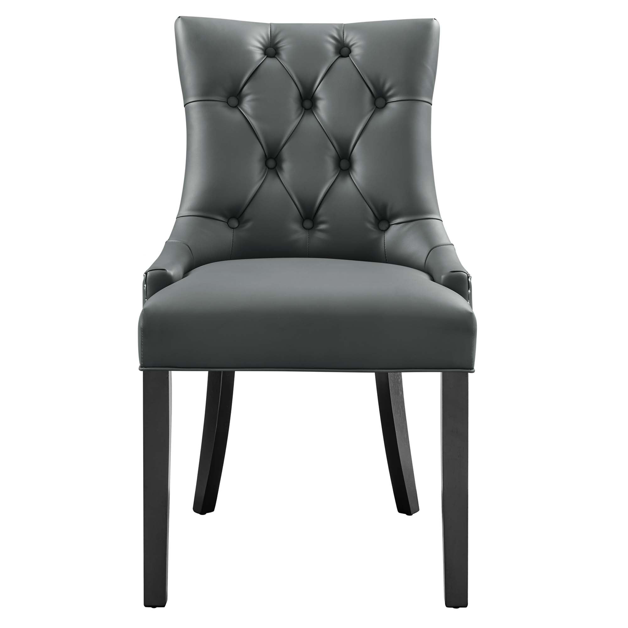 Regent Tufted Vegan Leather Dining Chair
