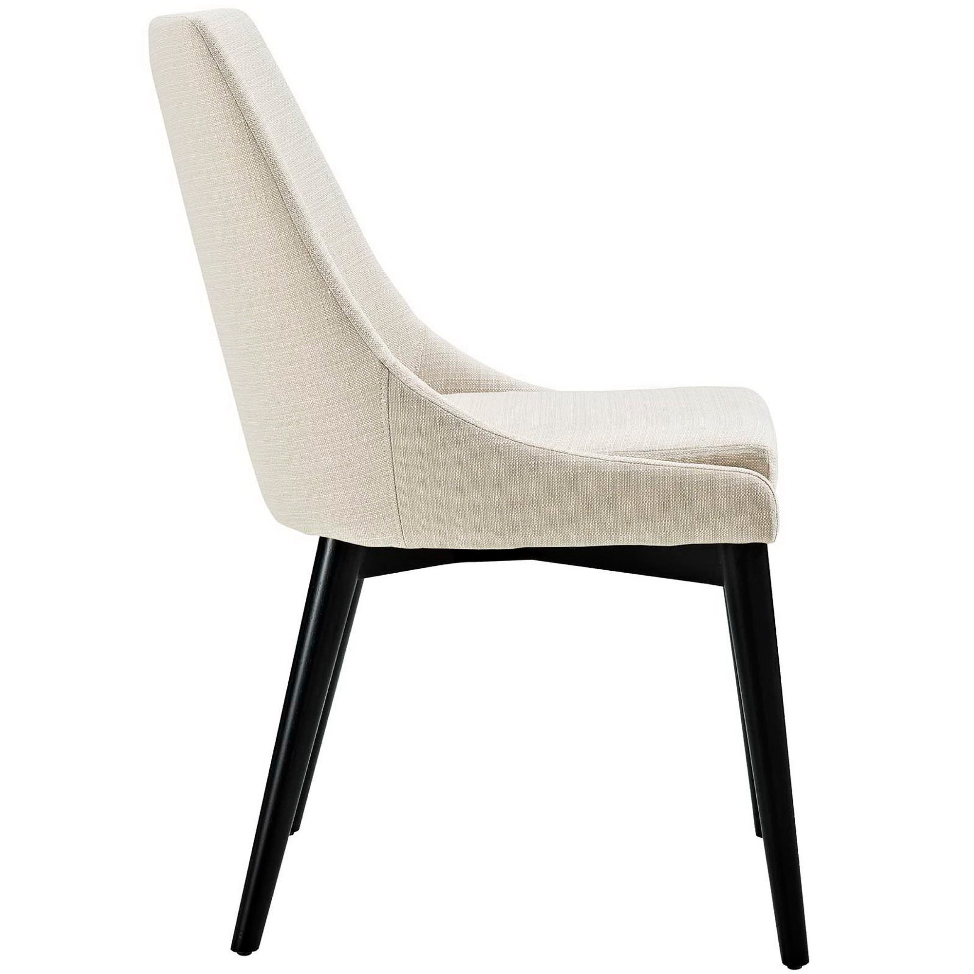Viscount Fabric Dining Chair - Gray