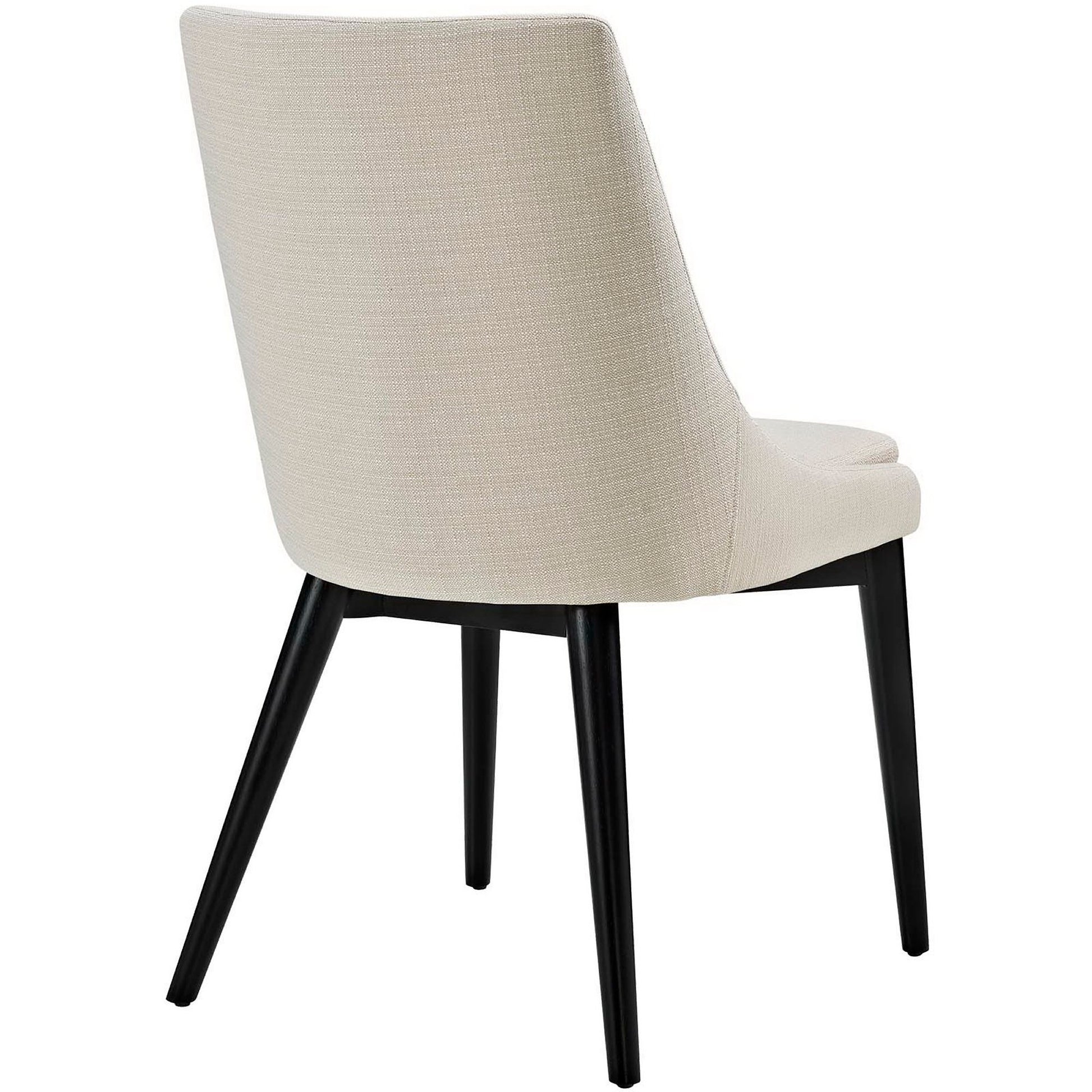 Viscount Fabric Dining Chair - Light Gray