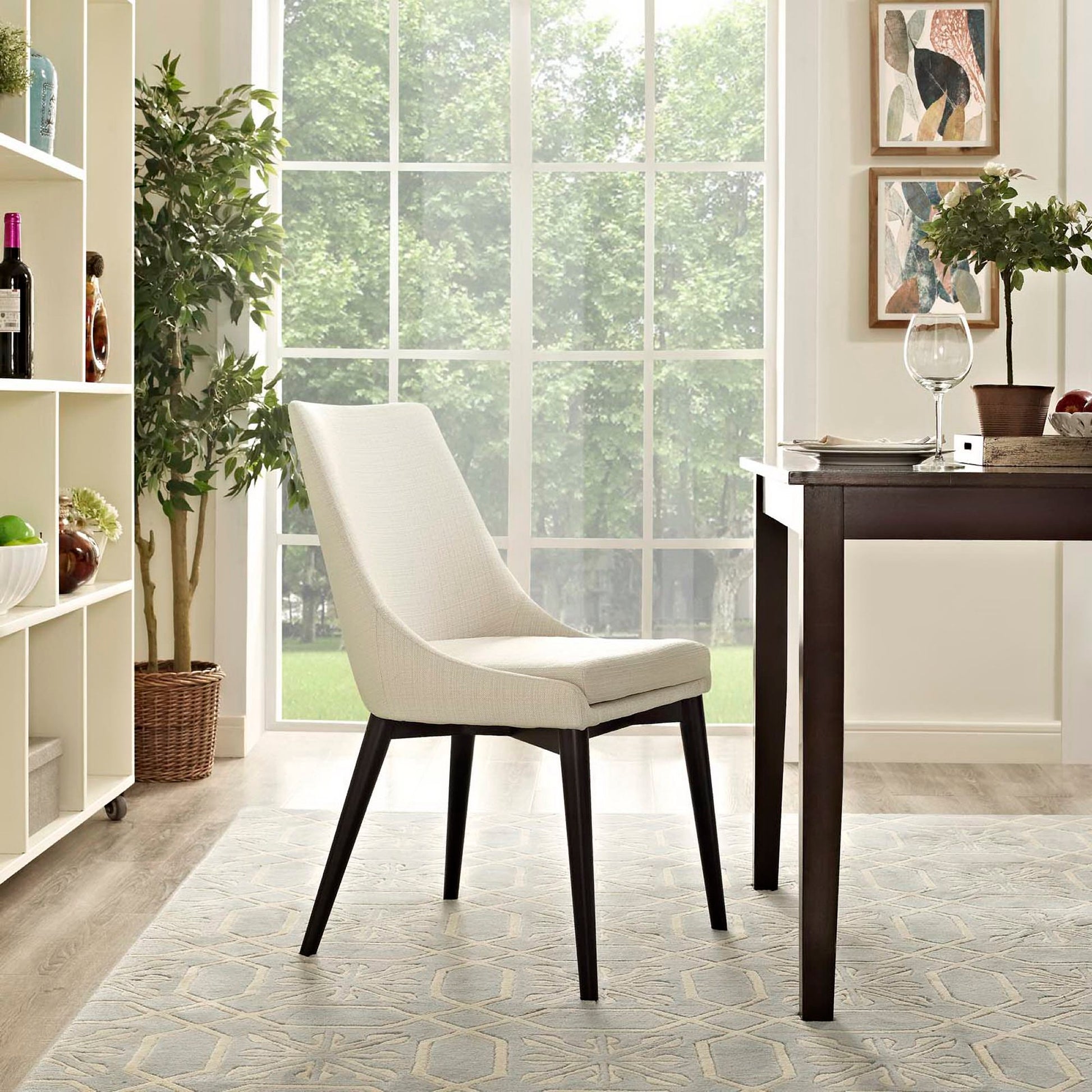 Viscount Fabric Dining Chair - Orange