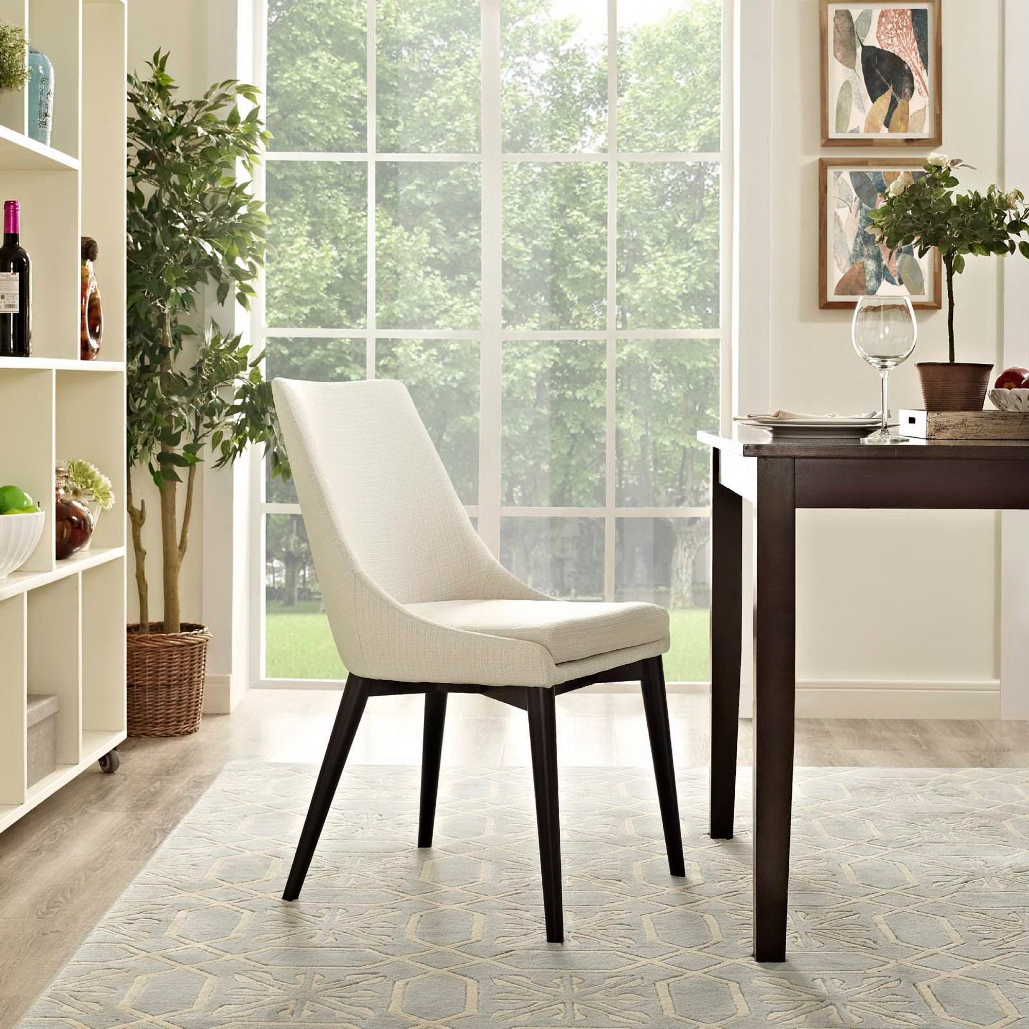 Viscount Fabric Dining Chair - Orange