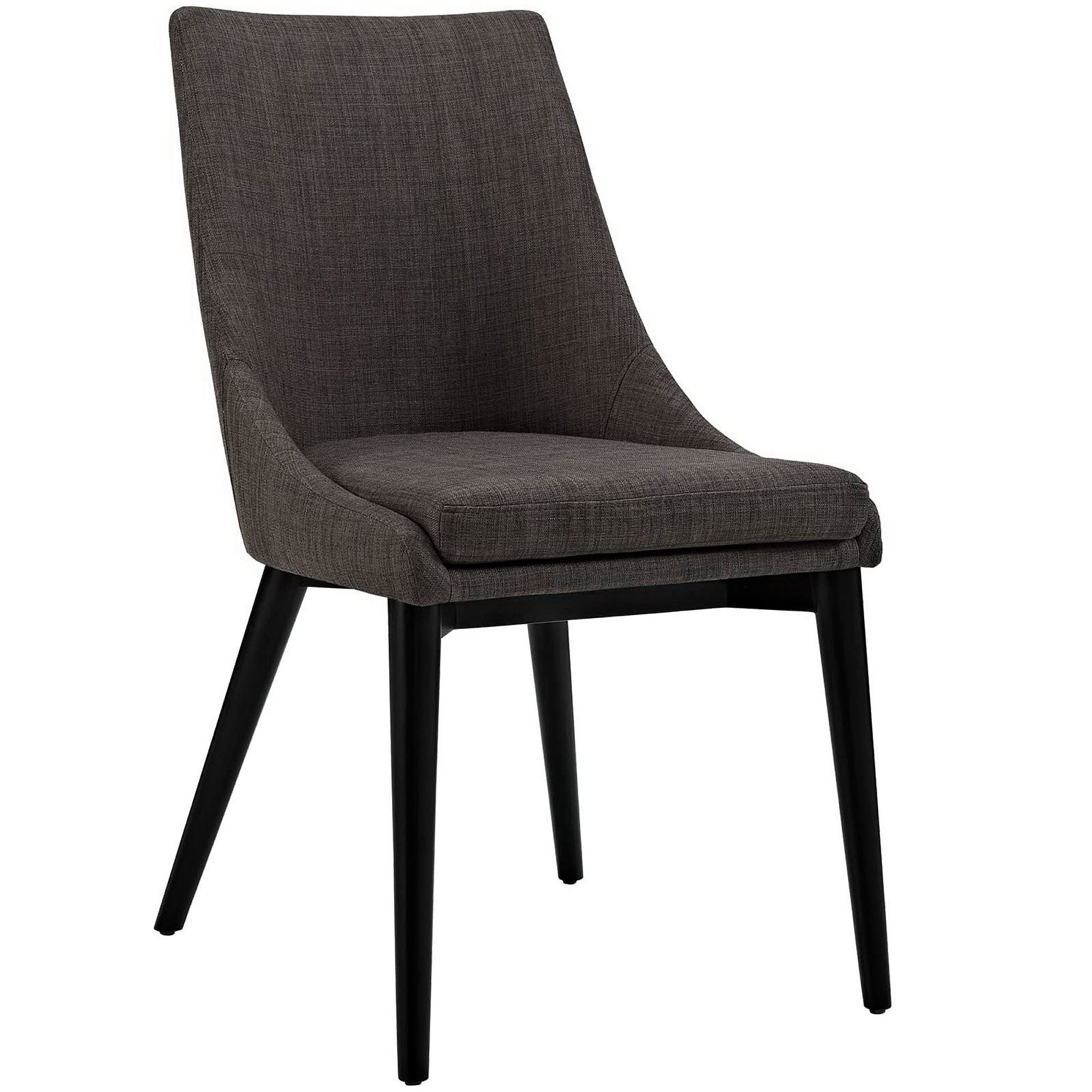 Viscount Fabric Dining Chair - White