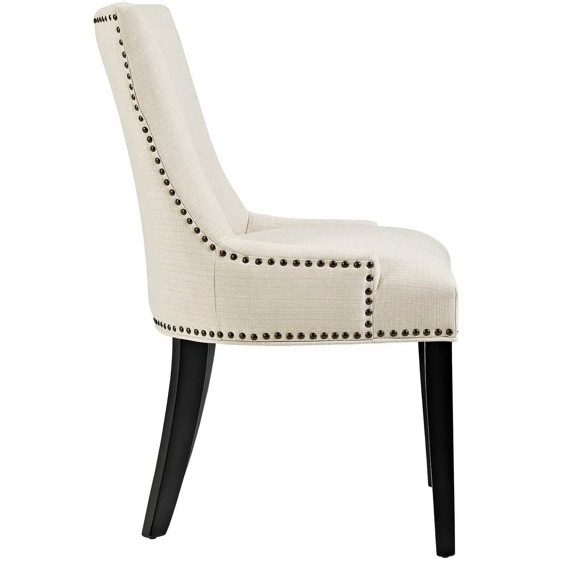 Marquis Fabric Dining Chair - Light Gray