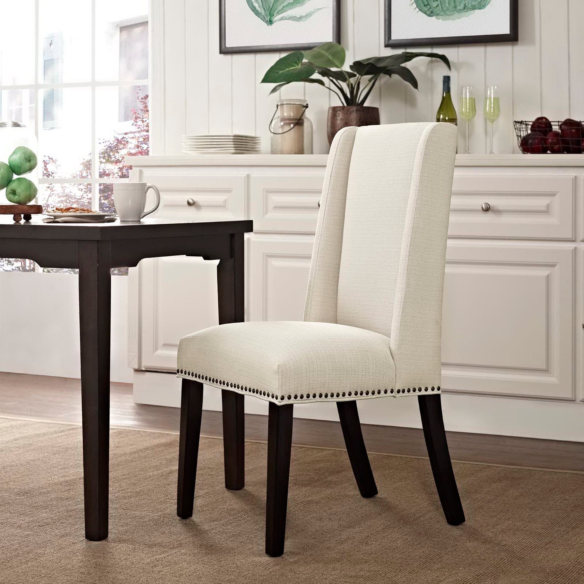 Baron Fabric Dining Chair - Orange