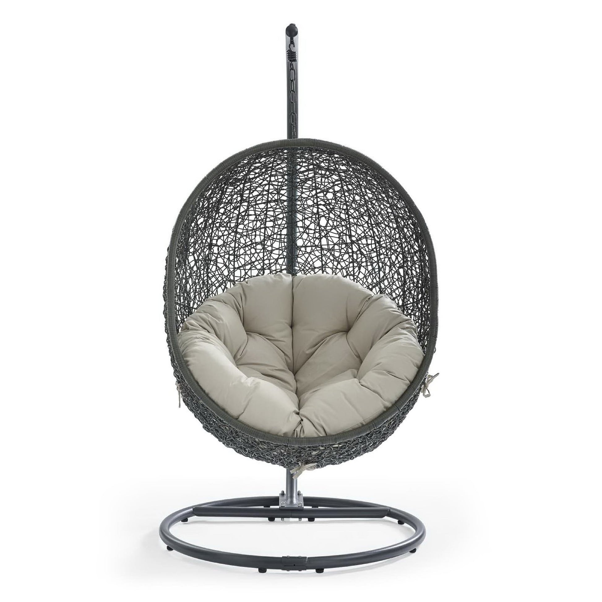 Hide Outdoor Patio Swing Chair With Stand - Gray Navy
