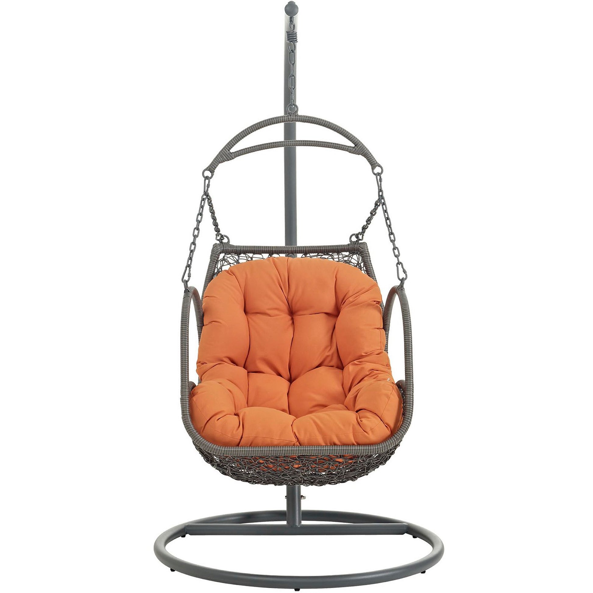Arbor Outdoor Patio Wood Swing Chair - Peridot
