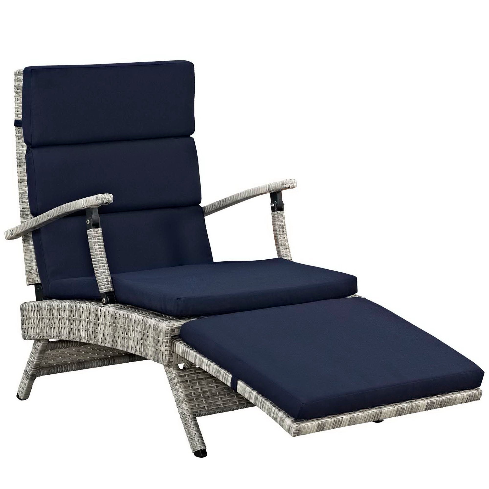 Envisage Chaise Outdoor Wicker Rattan Lounge Chair