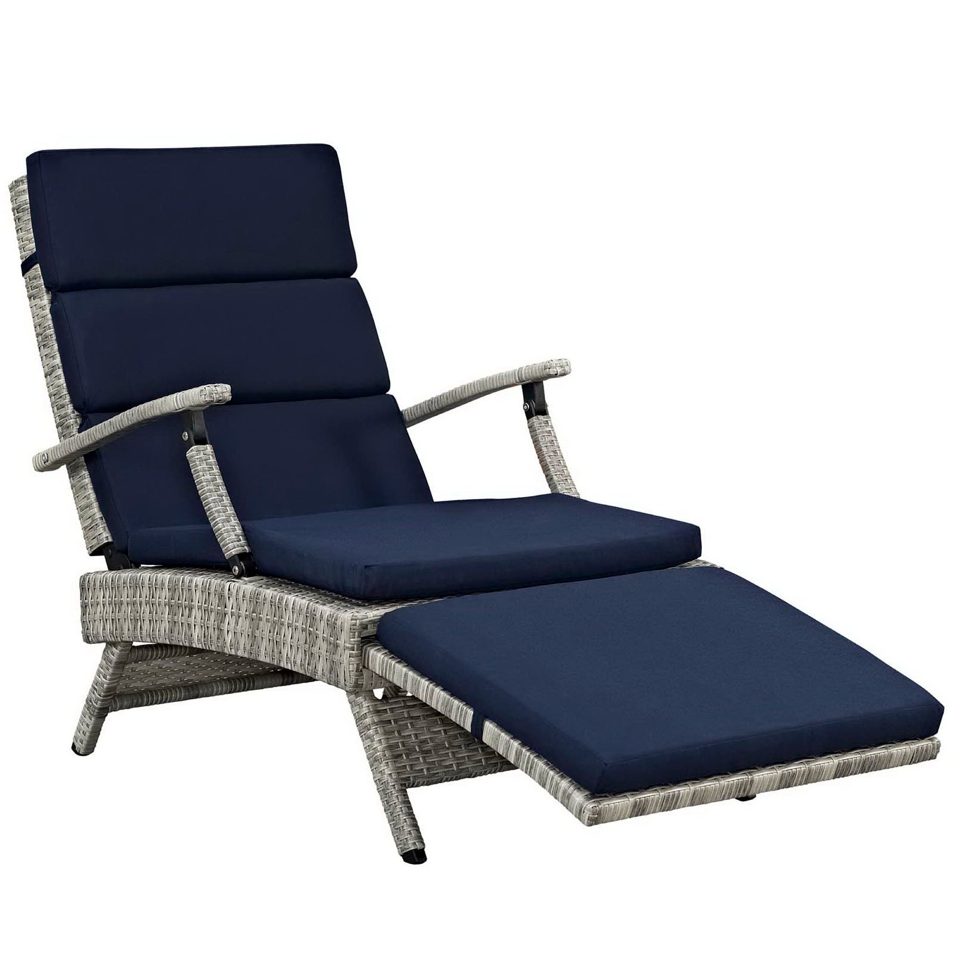 Envisage Chaise Outdoor Wicker Rattan Lounge Chair