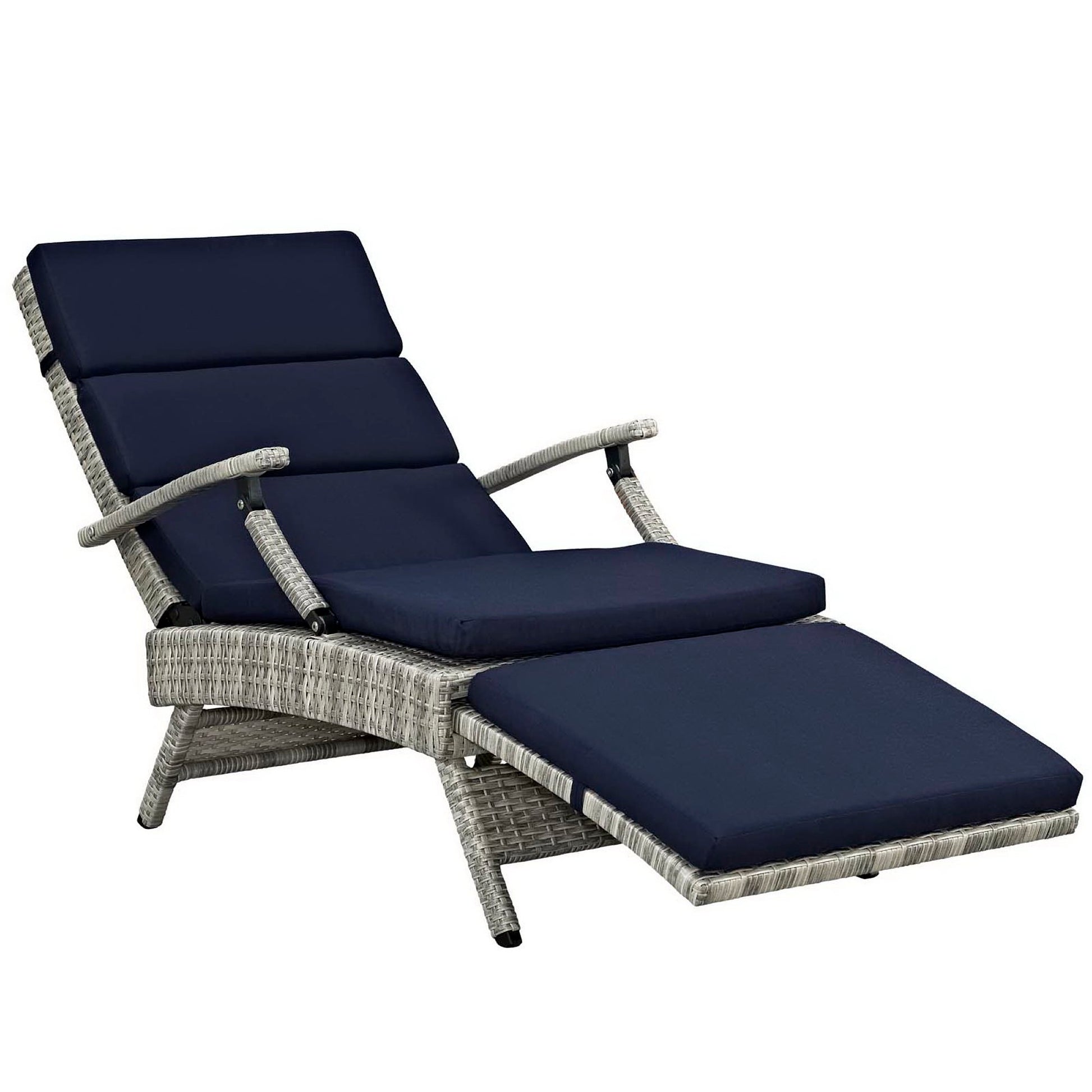 Envisage Chaise Outdoor Wicker Rattan Lounge Chair