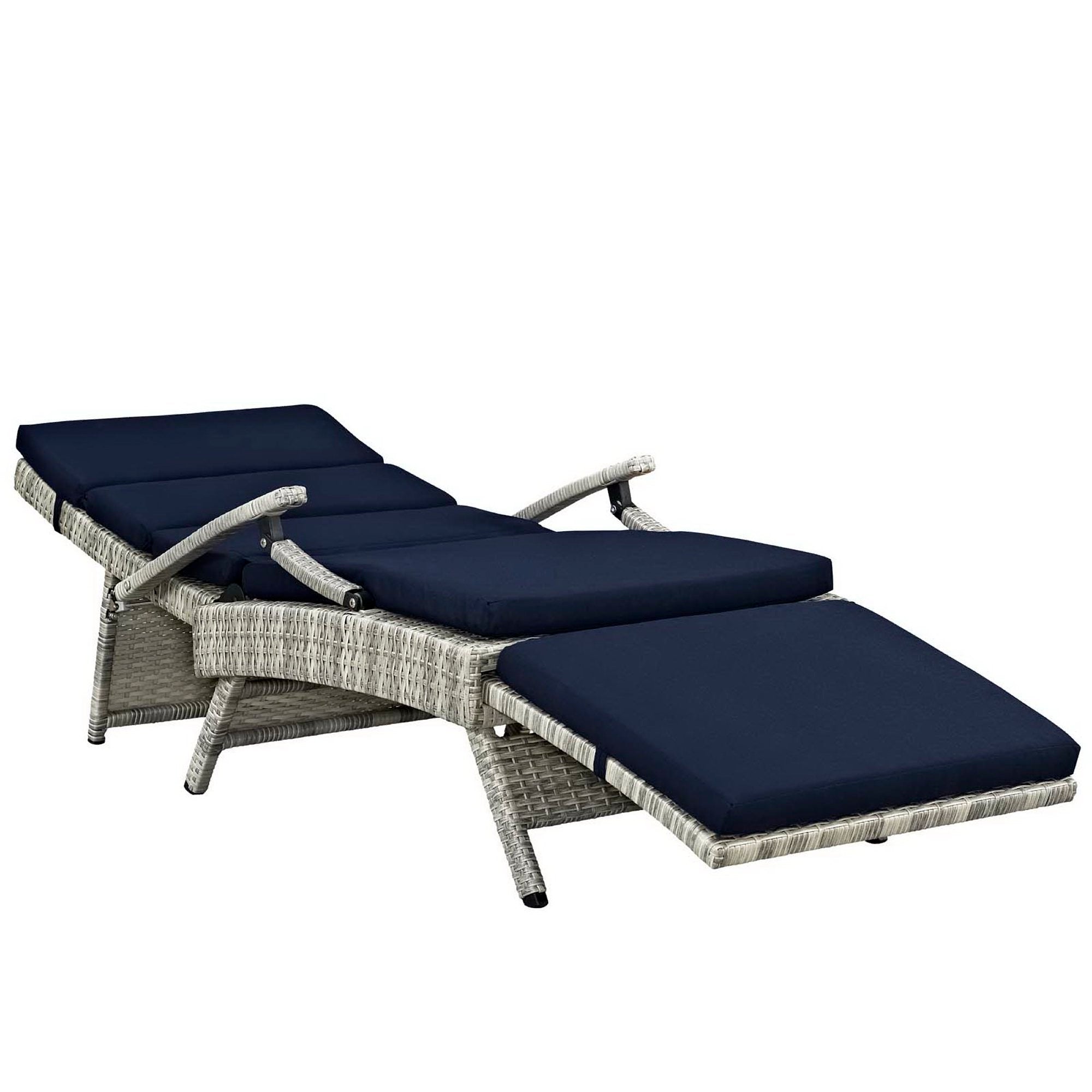 Envisage Chaise Outdoor Wicker Rattan Lounge Chair