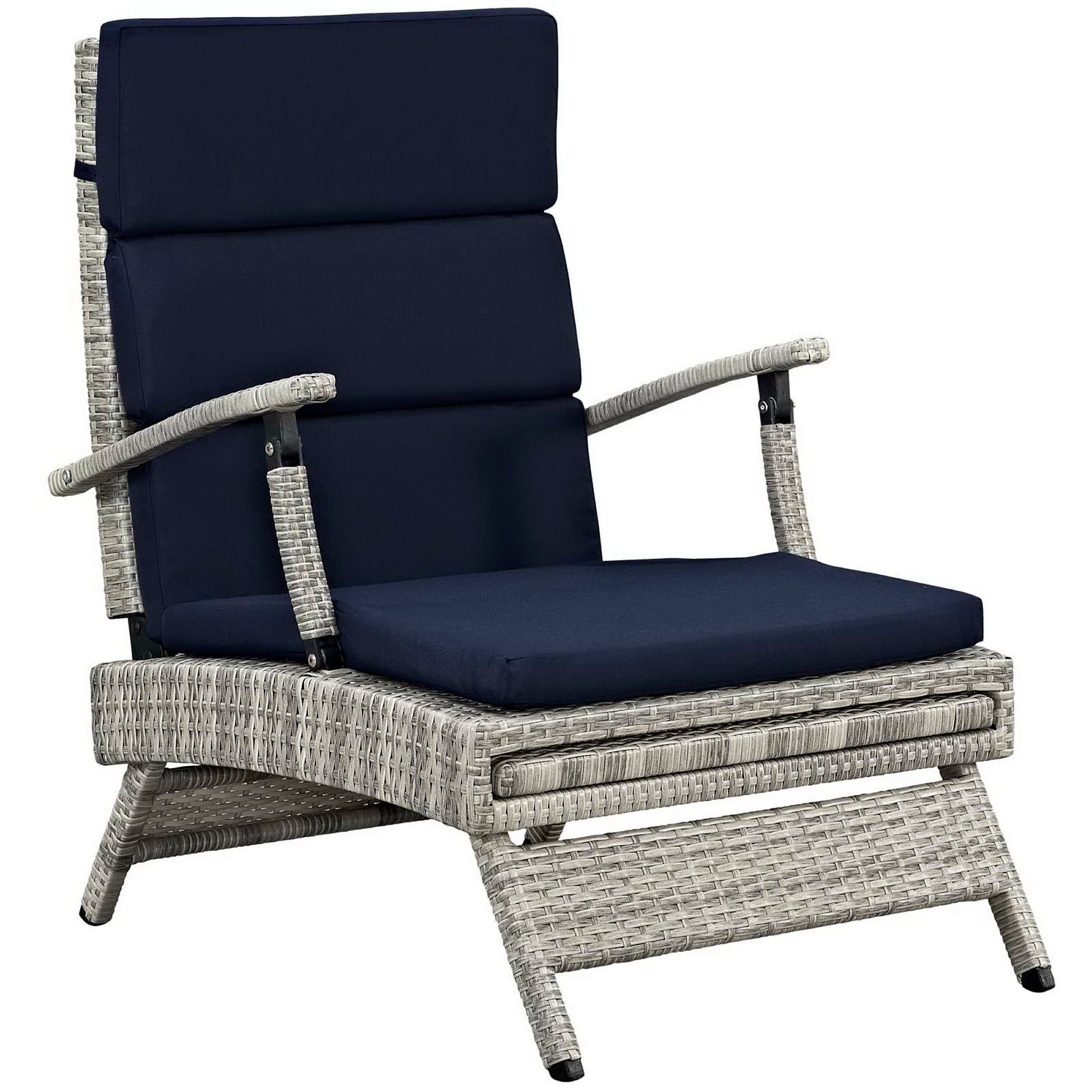 Envisage Chaise Outdoor Wicker Rattan Lounge Chair