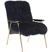 Sprint Sheepskin Armchair - Black Black