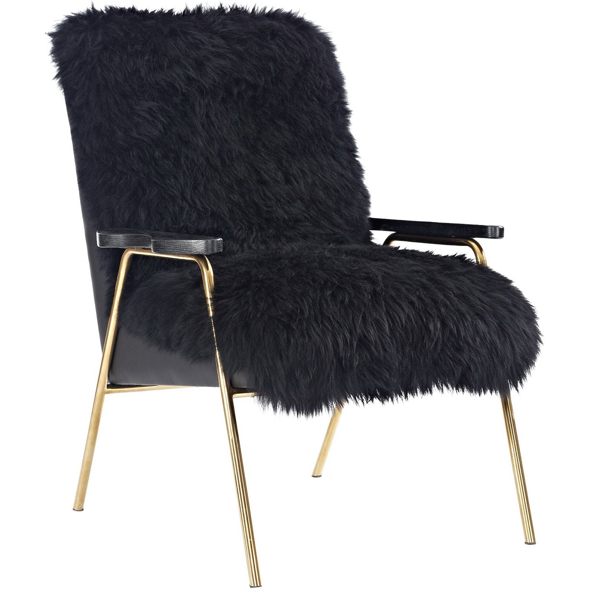 Sprint Sheepskin Armchair - Black Black