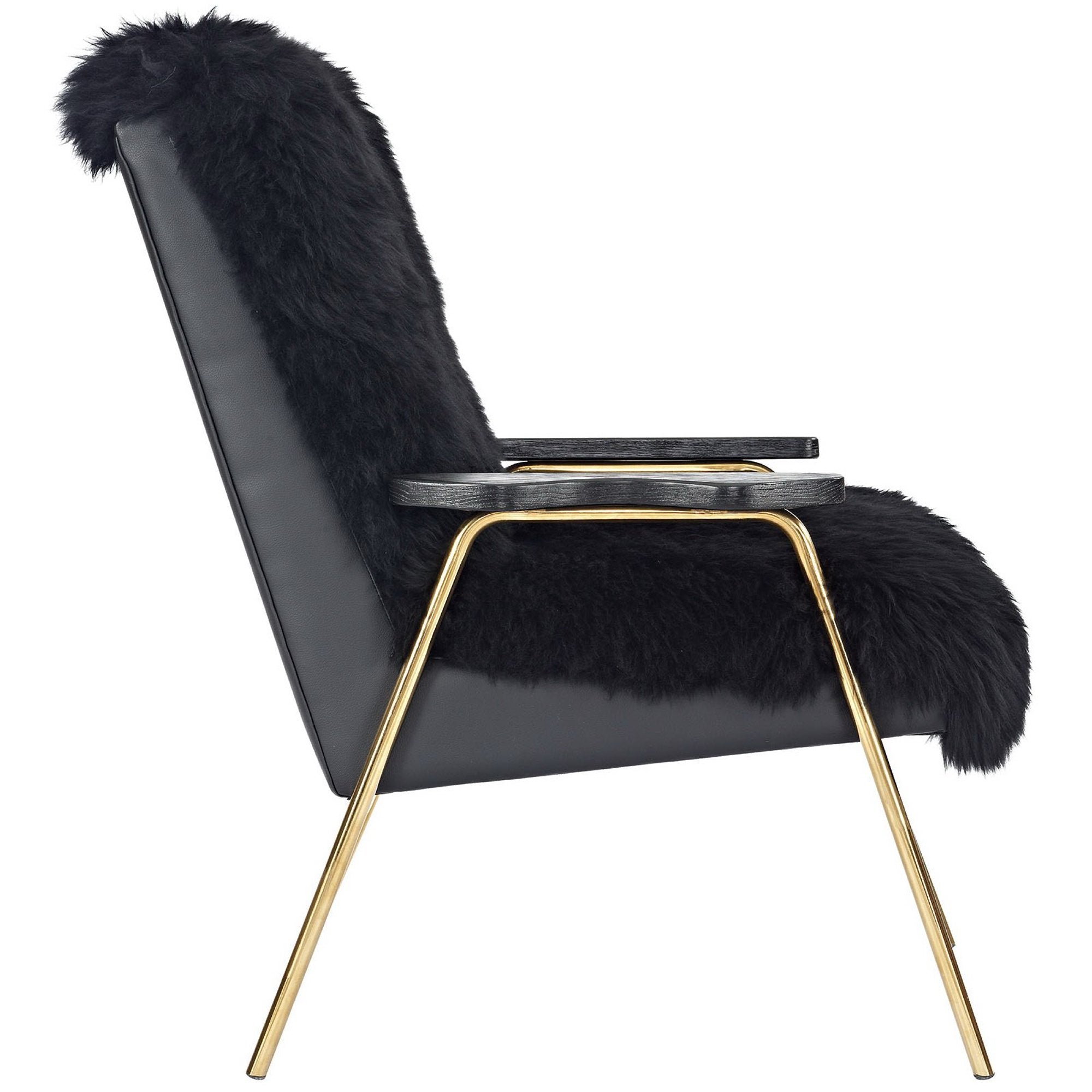 Sprint Sheepskin Armchair - Brown White