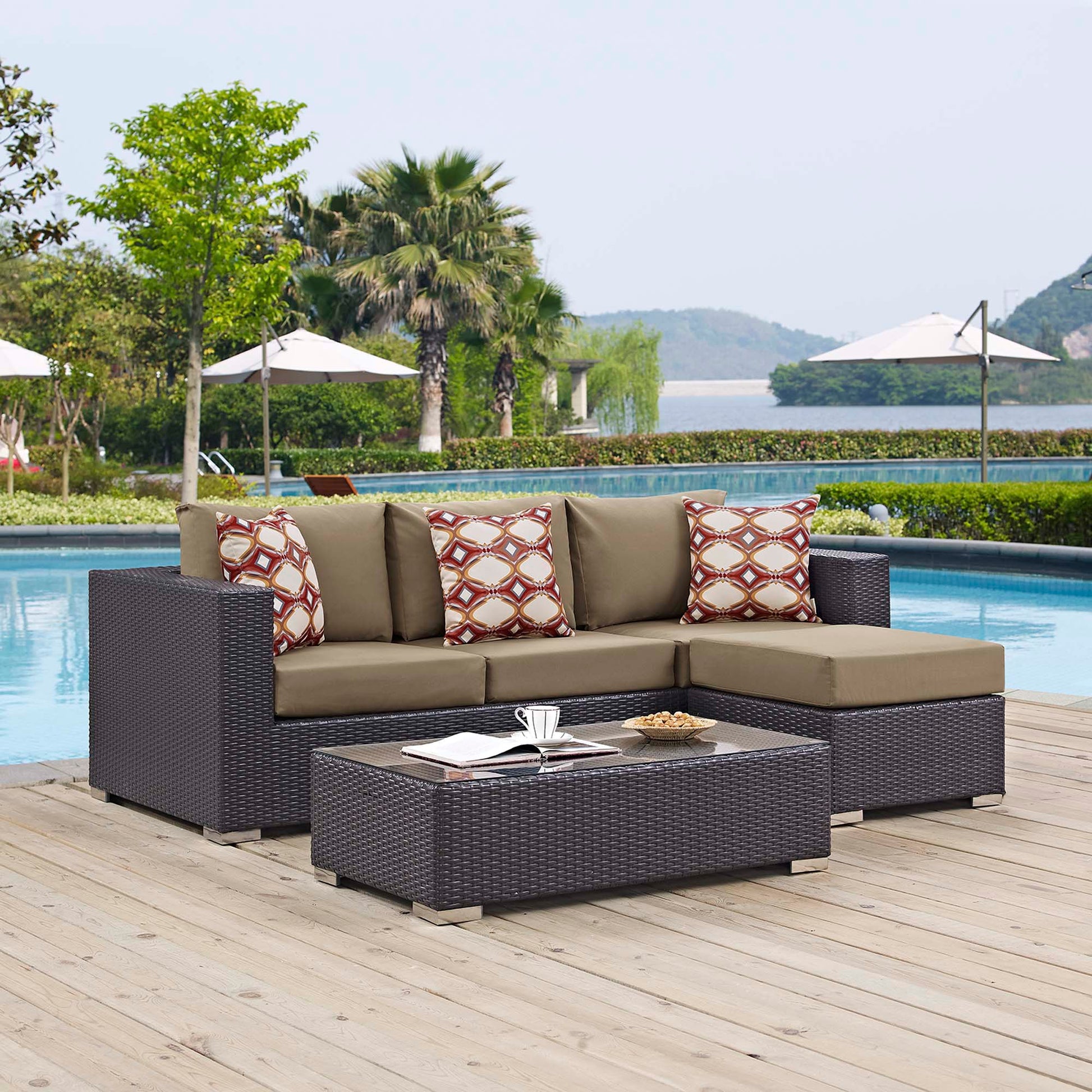 Convene 3 Piece Outdoor Sofa Set