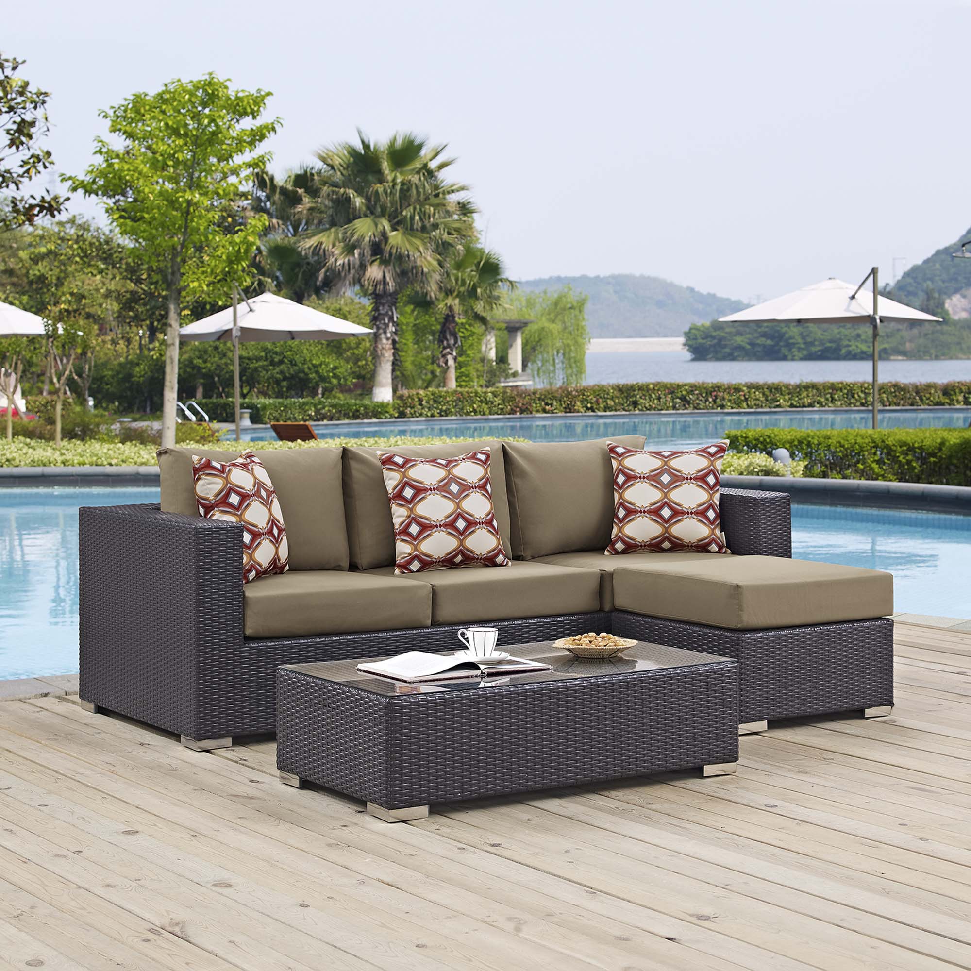 Convene 3 Piece Outdoor Sofa Set