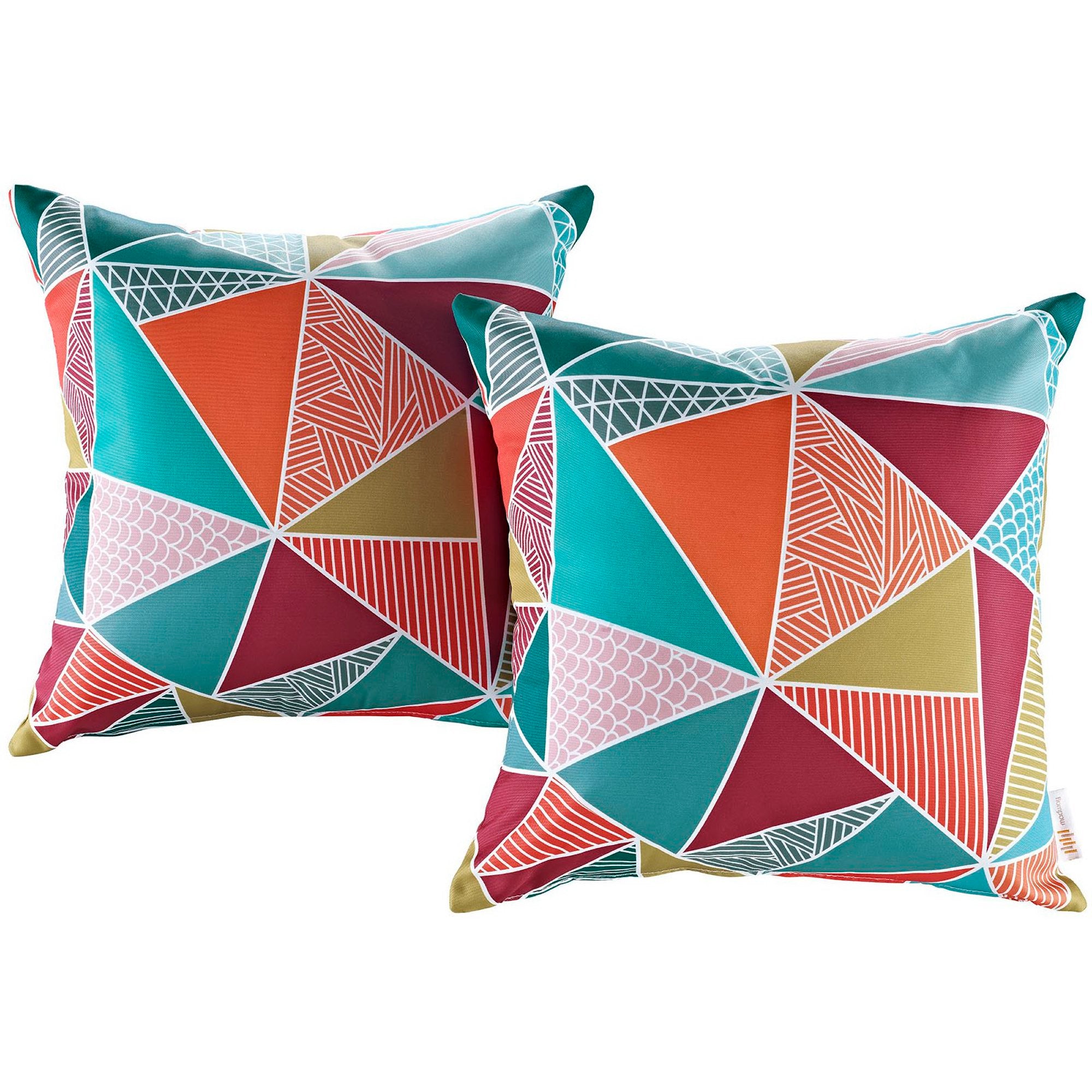 Modway 2 Piece Outdoor Pillow Set - Rectangle
