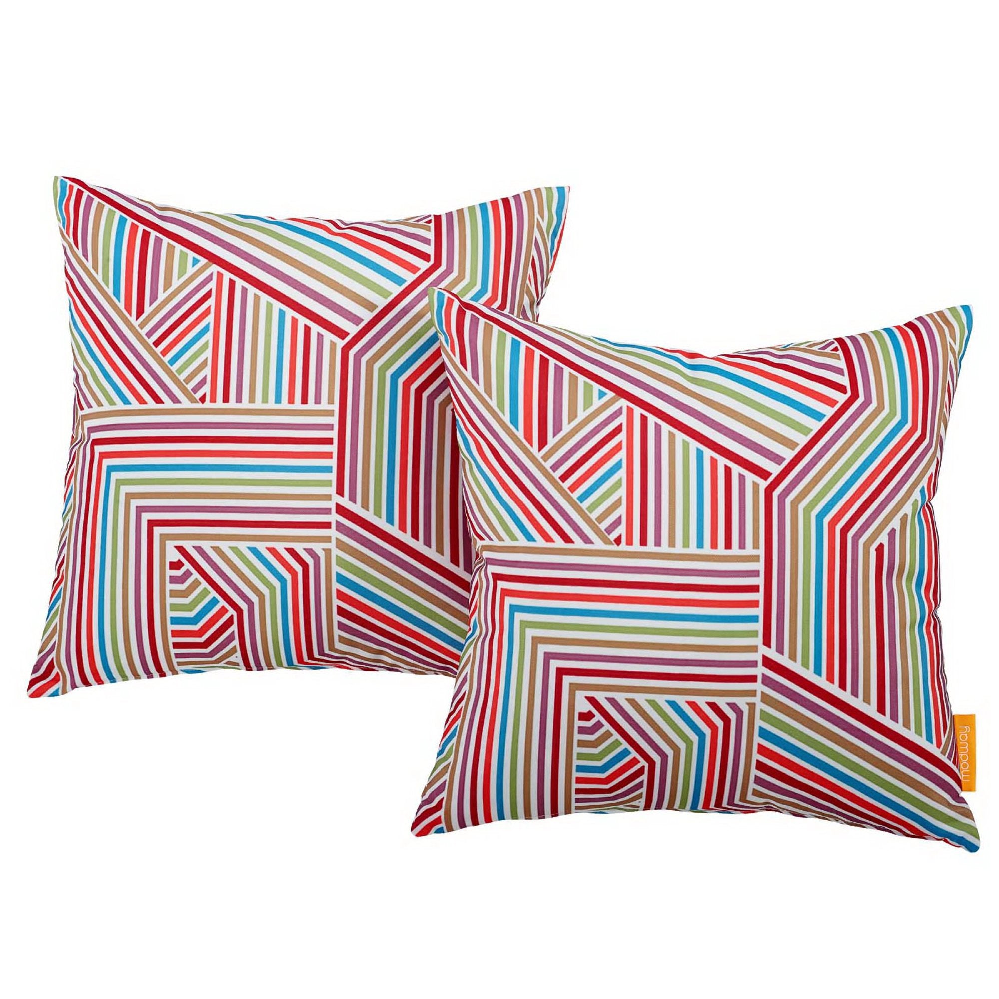 Modway 2 Piece Outdoor Pillow Set