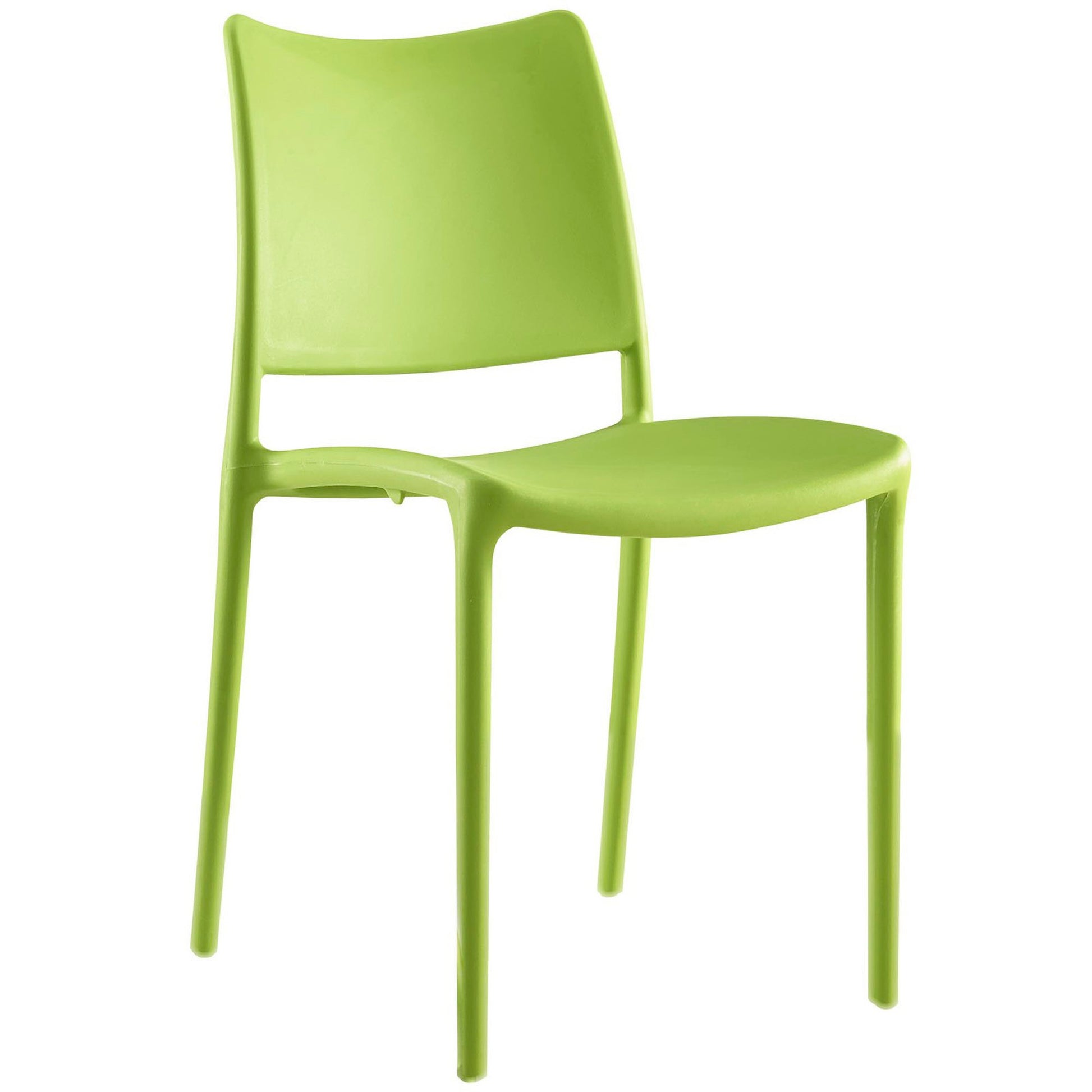 Hipster Dining Side Chair Set of 4 - Orange