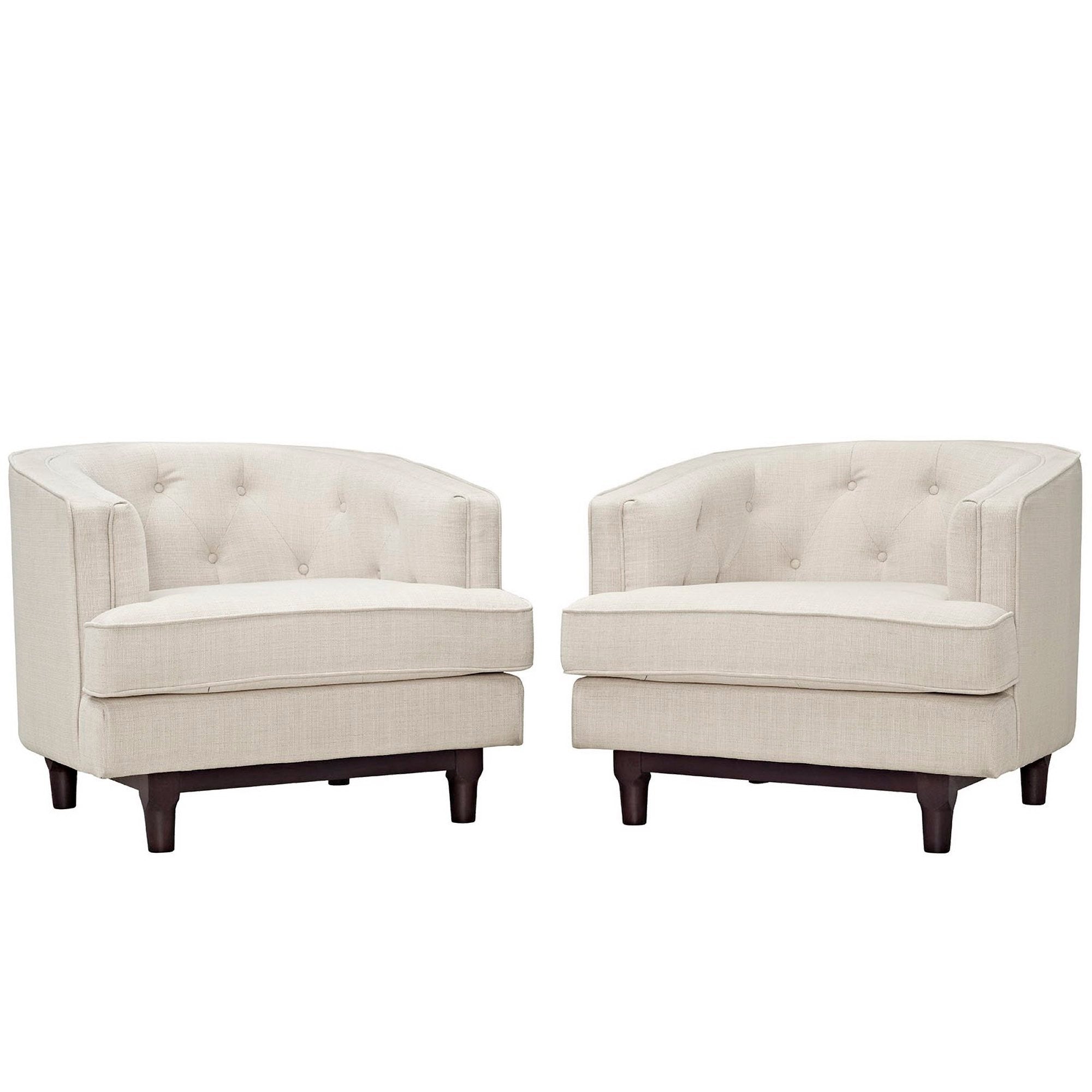 Coast Armchairs Set of 2 - Beige