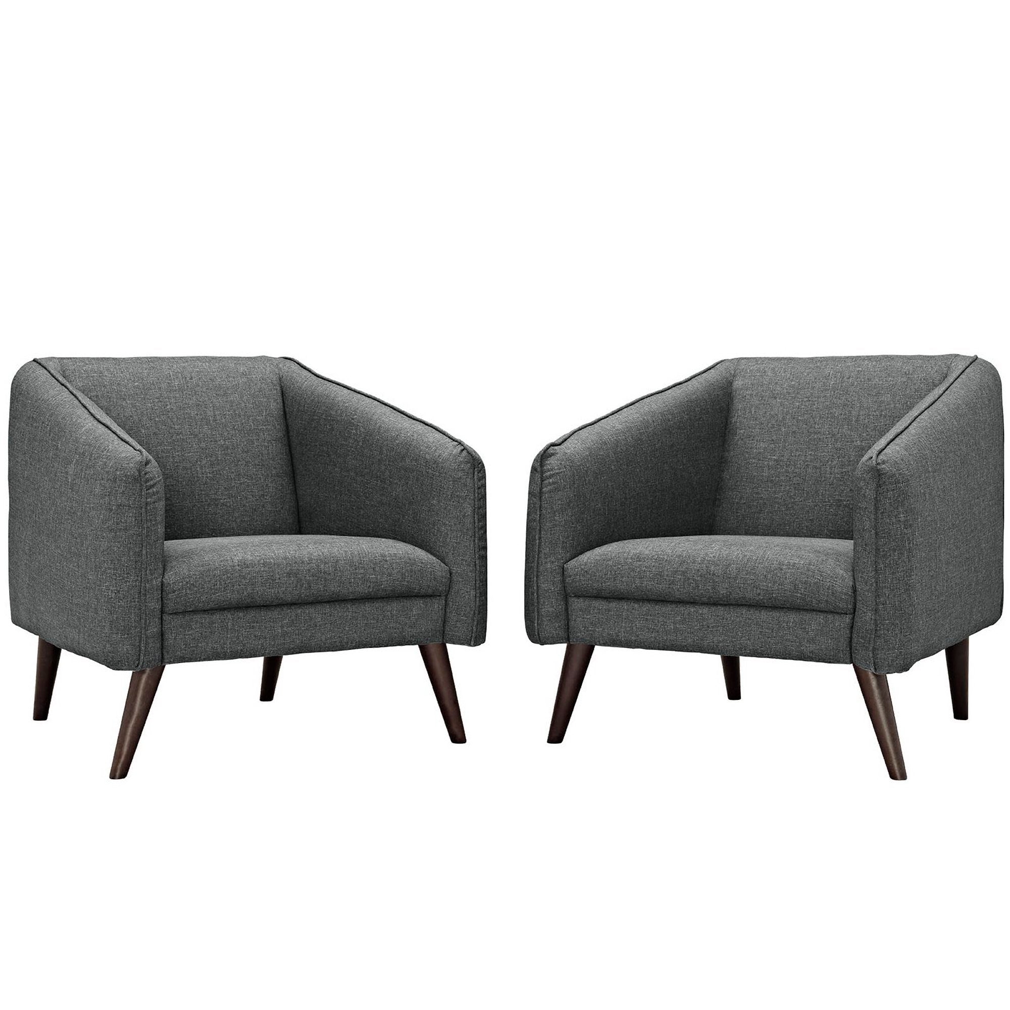 Slide Armchairs Set of 2 - Gray