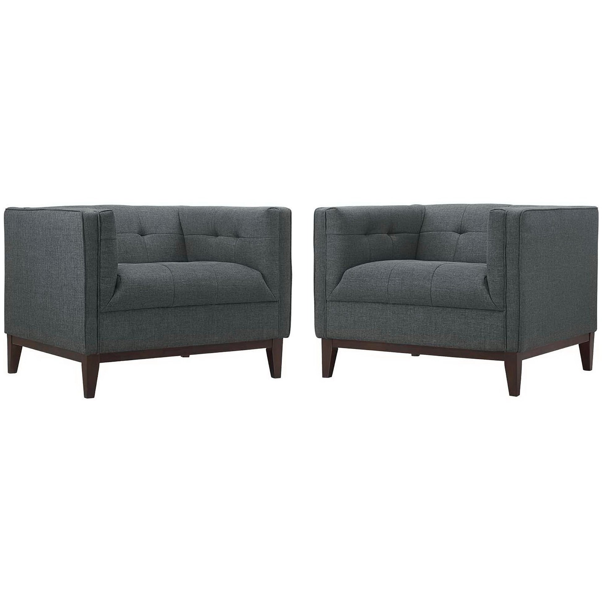 Serve Armchairs Set of 2 - Gray