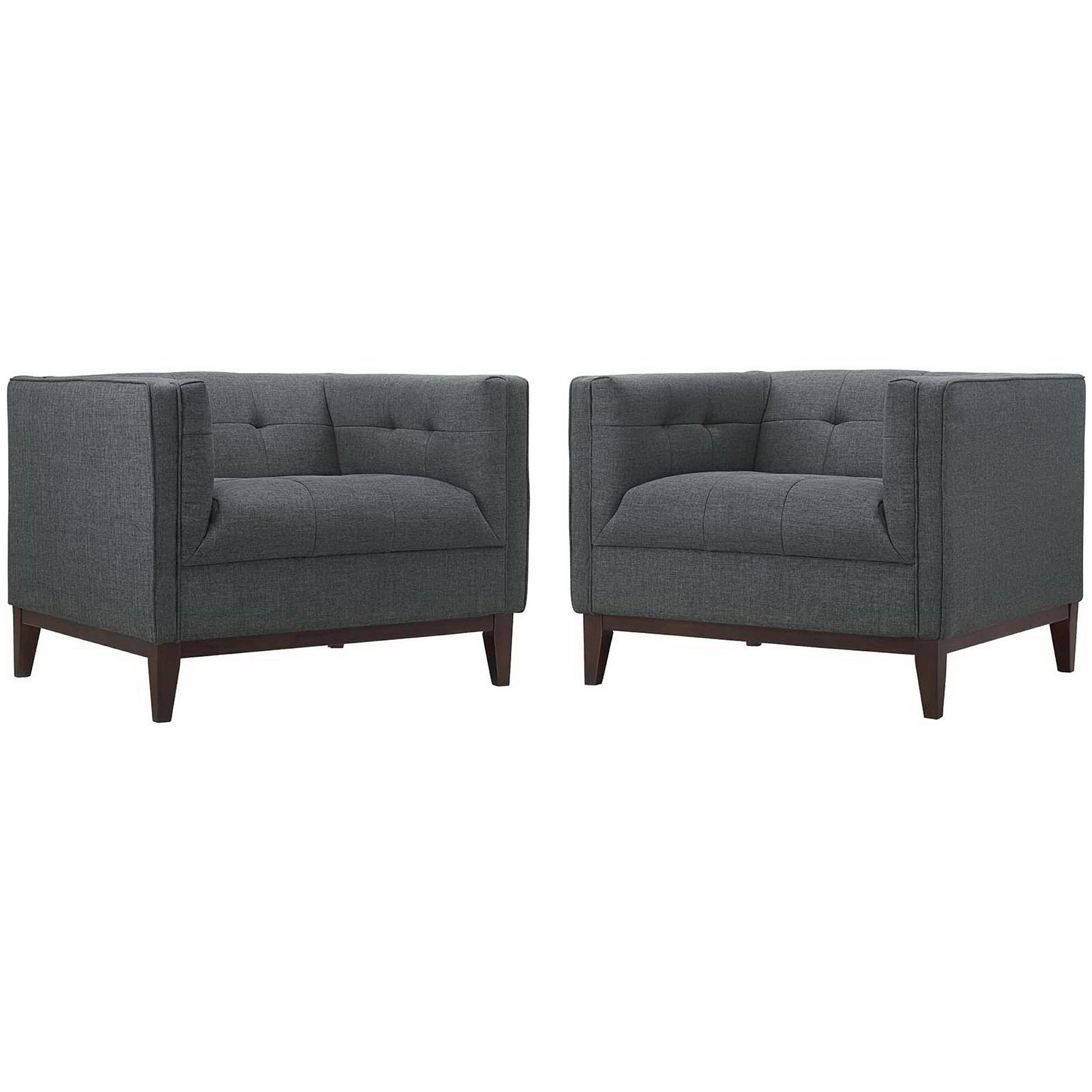 Serve Armchairs Set of 2 - Gray