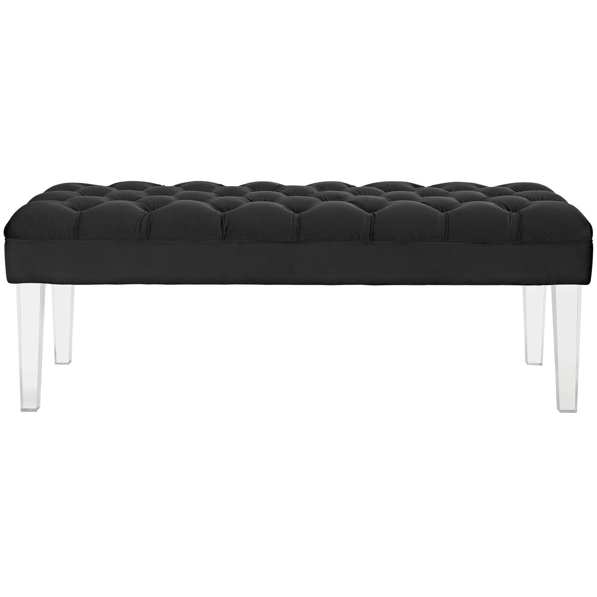 Valet Performance Velvet Bench - Navy