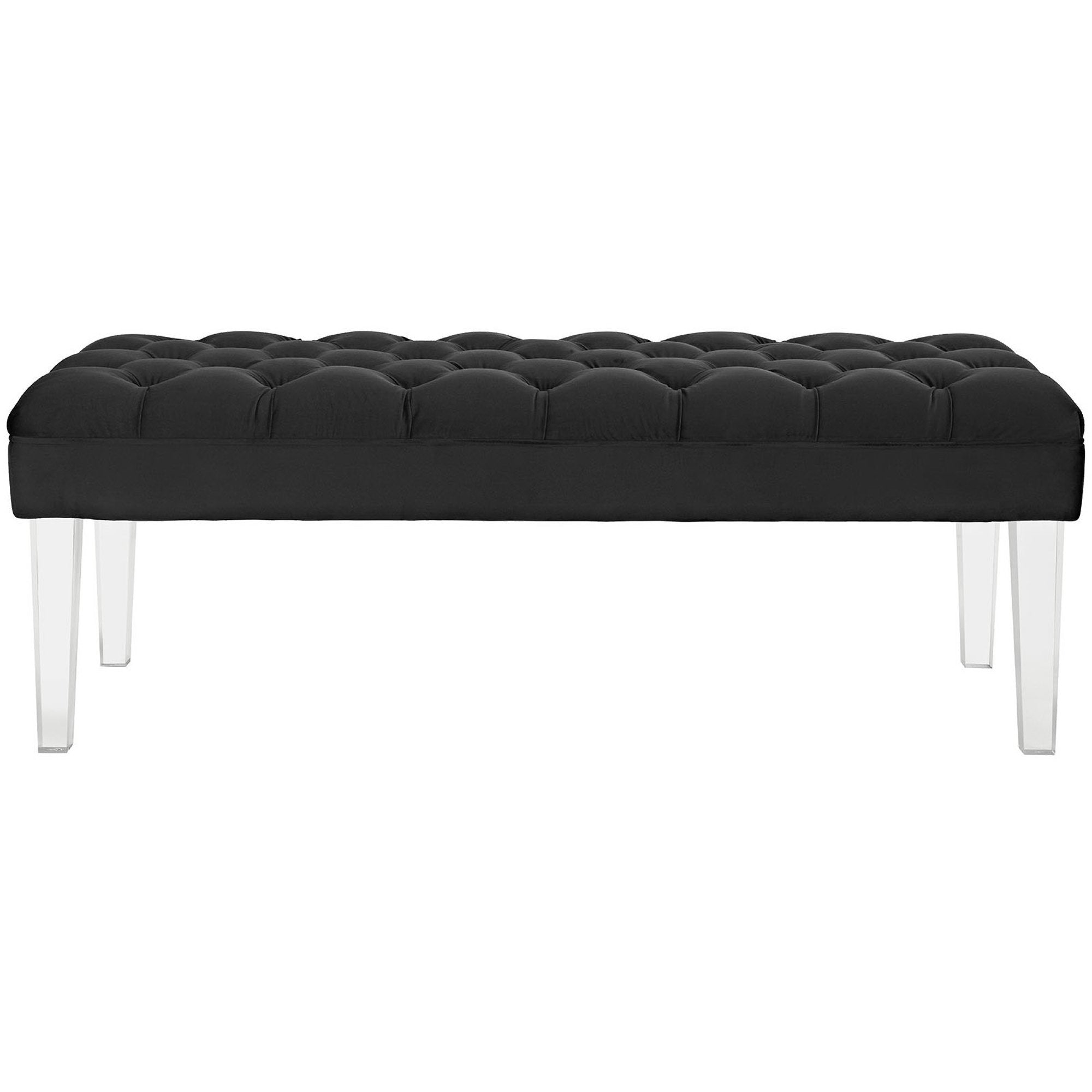 Valet Performance Velvet Bench - Navy