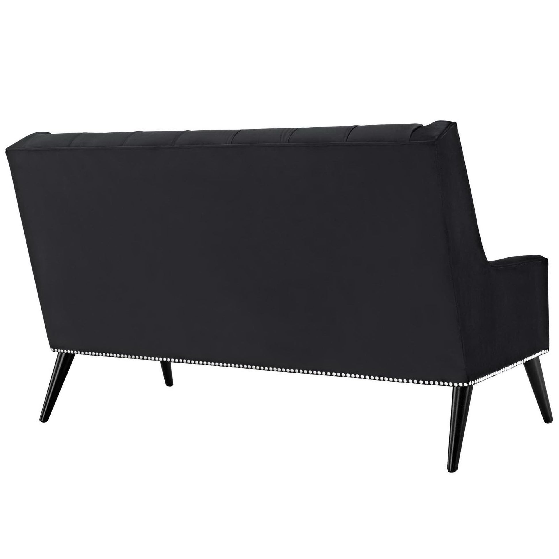Peruse Performance Velvet Loveseat - Gray