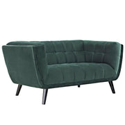 Bestow Performance Velvet Loveseat - Green